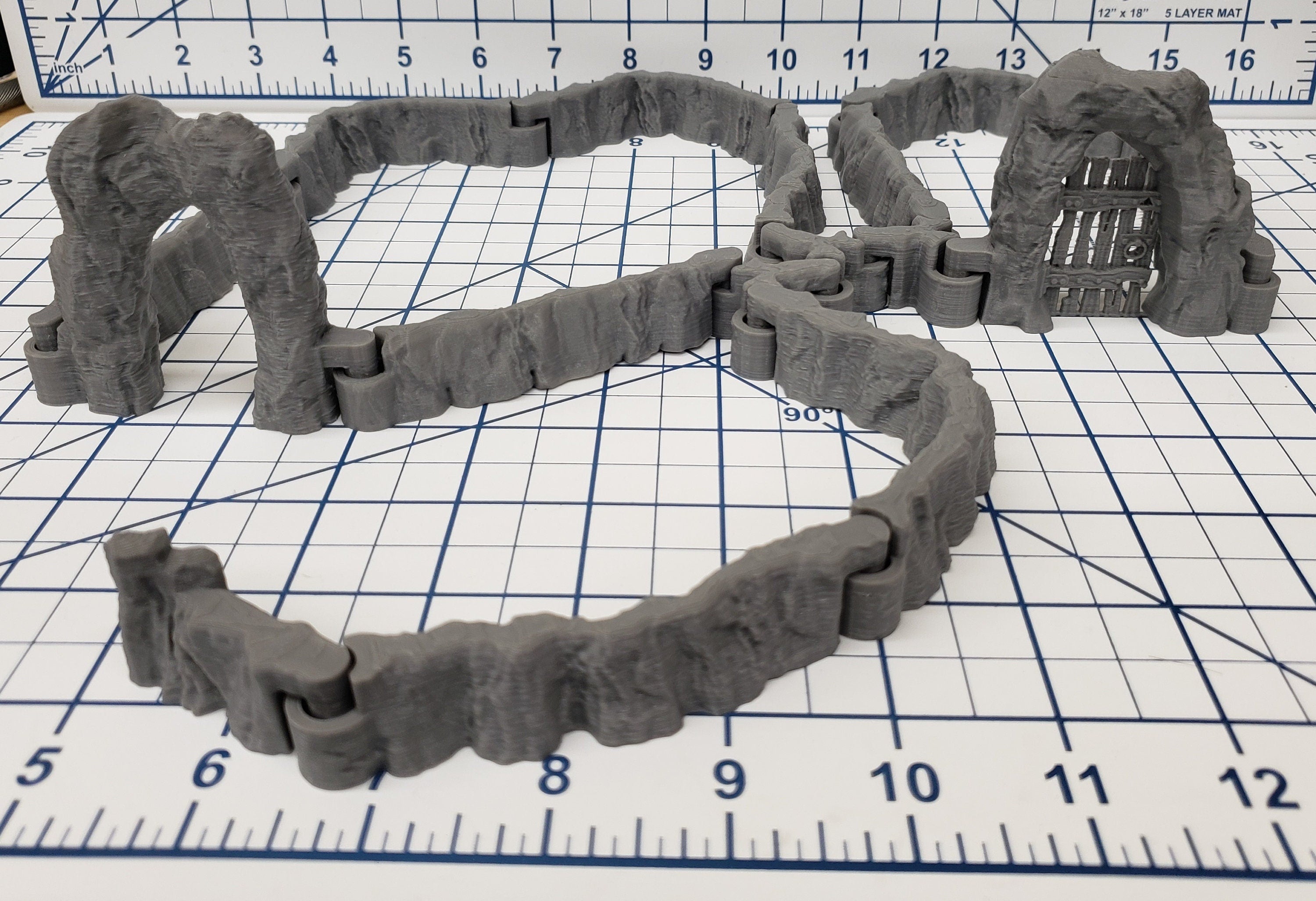 DungeonSticks - Dry Caverns Starter Set 25 Tiles! - DND - Pathfinder - Dungeons & Dragons - Terrain - RPG - Tabletop - 28 mm / 1"