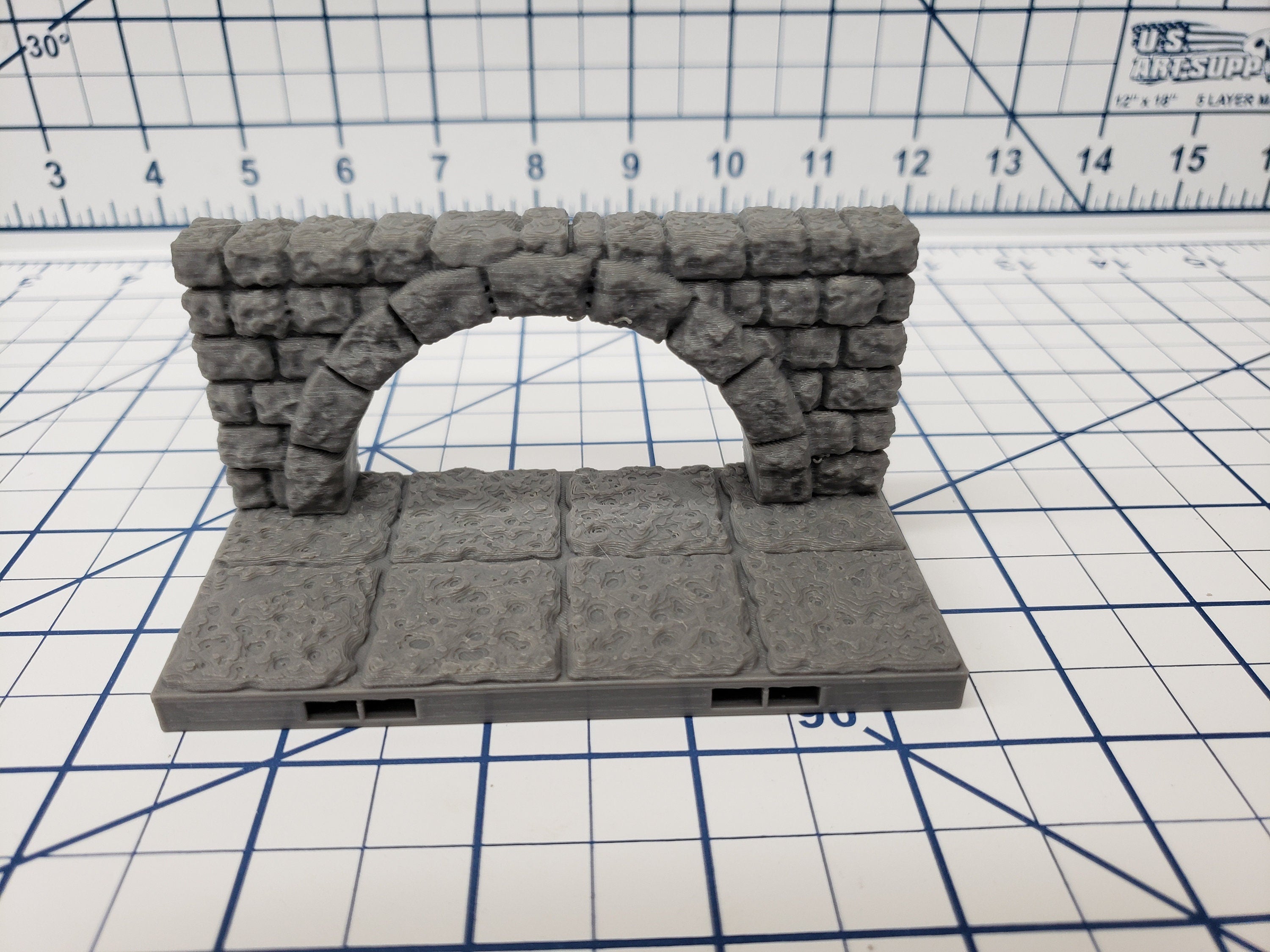 Dungeon Style - Special Walls 2 - DragonLock - DND - Pathfinder - RPG - Dungeon & Dragons - 28 mm / 1" - Terrain - Fat Dragon Games
