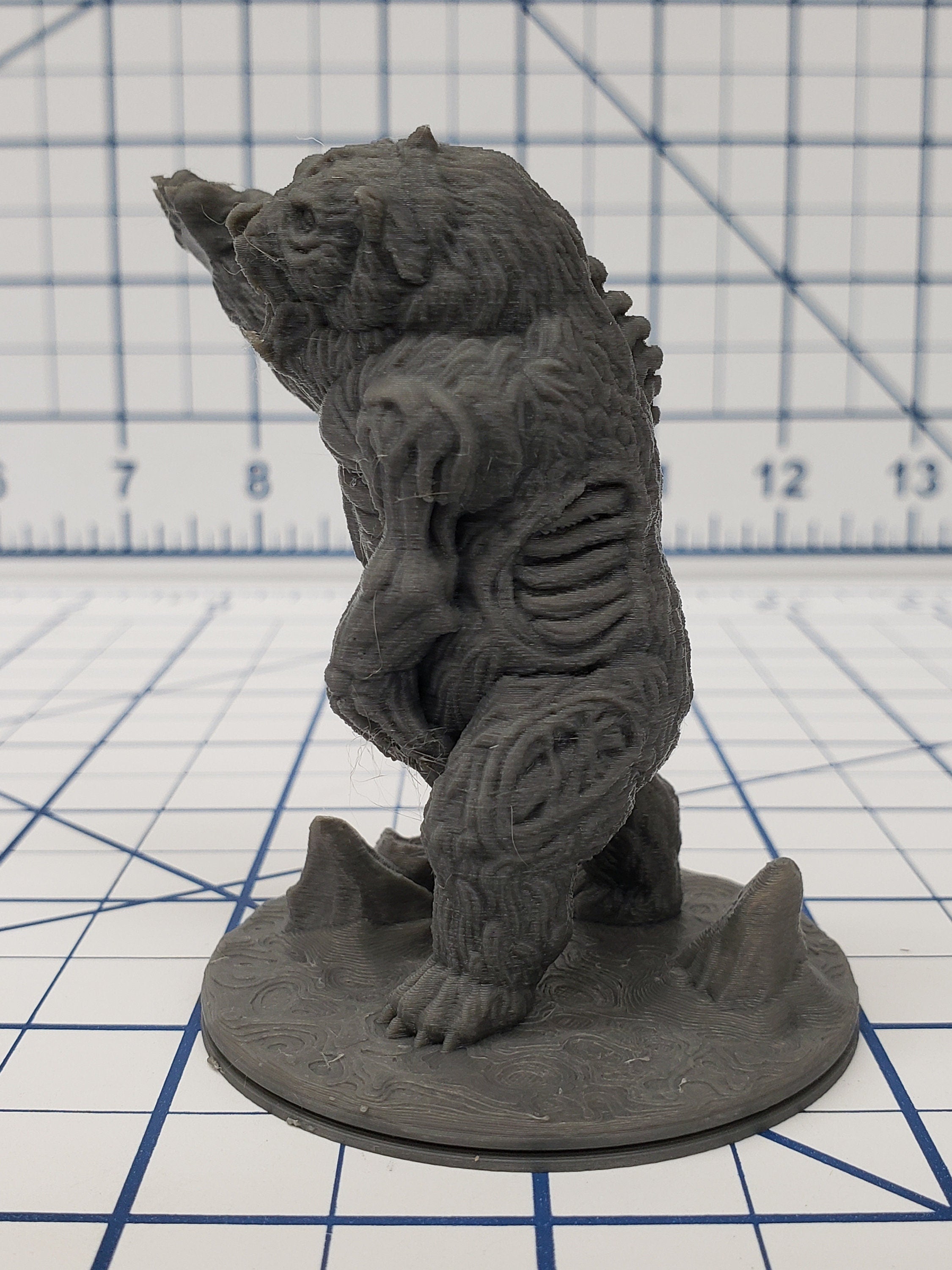 The Wilds of Wintertide - Undead Bear Mini - Hero's Hoard - DND - Pathfinder - Dungeons & Dragons - RPG - Tabletop - EC3D - Miniature - Mini