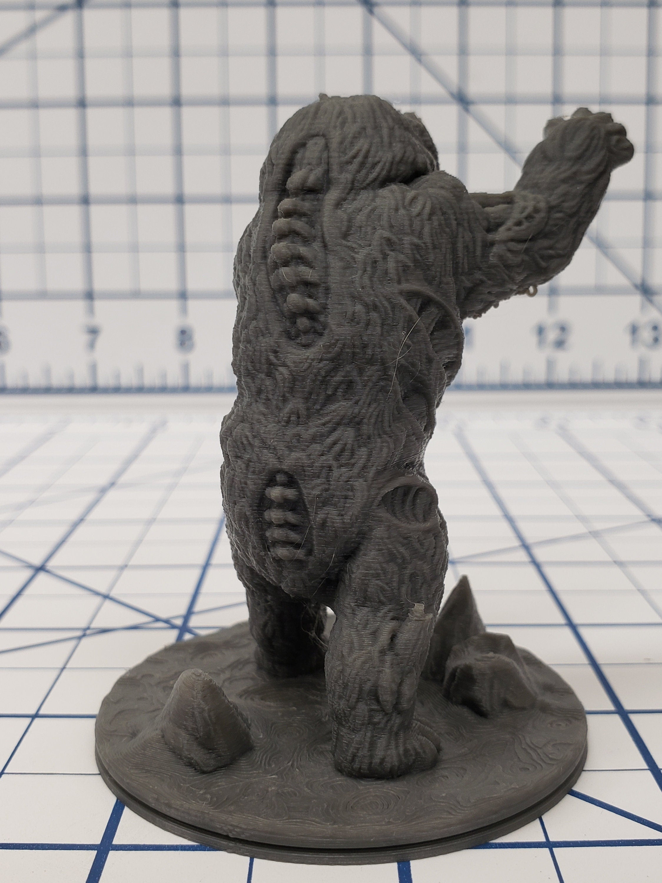 The Wilds of Wintertide - Undead Bear Mini - Hero's Hoard - DND - Pathfinder - Dungeons & Dragons - RPG - Tabletop - EC3D - Miniature - Mini