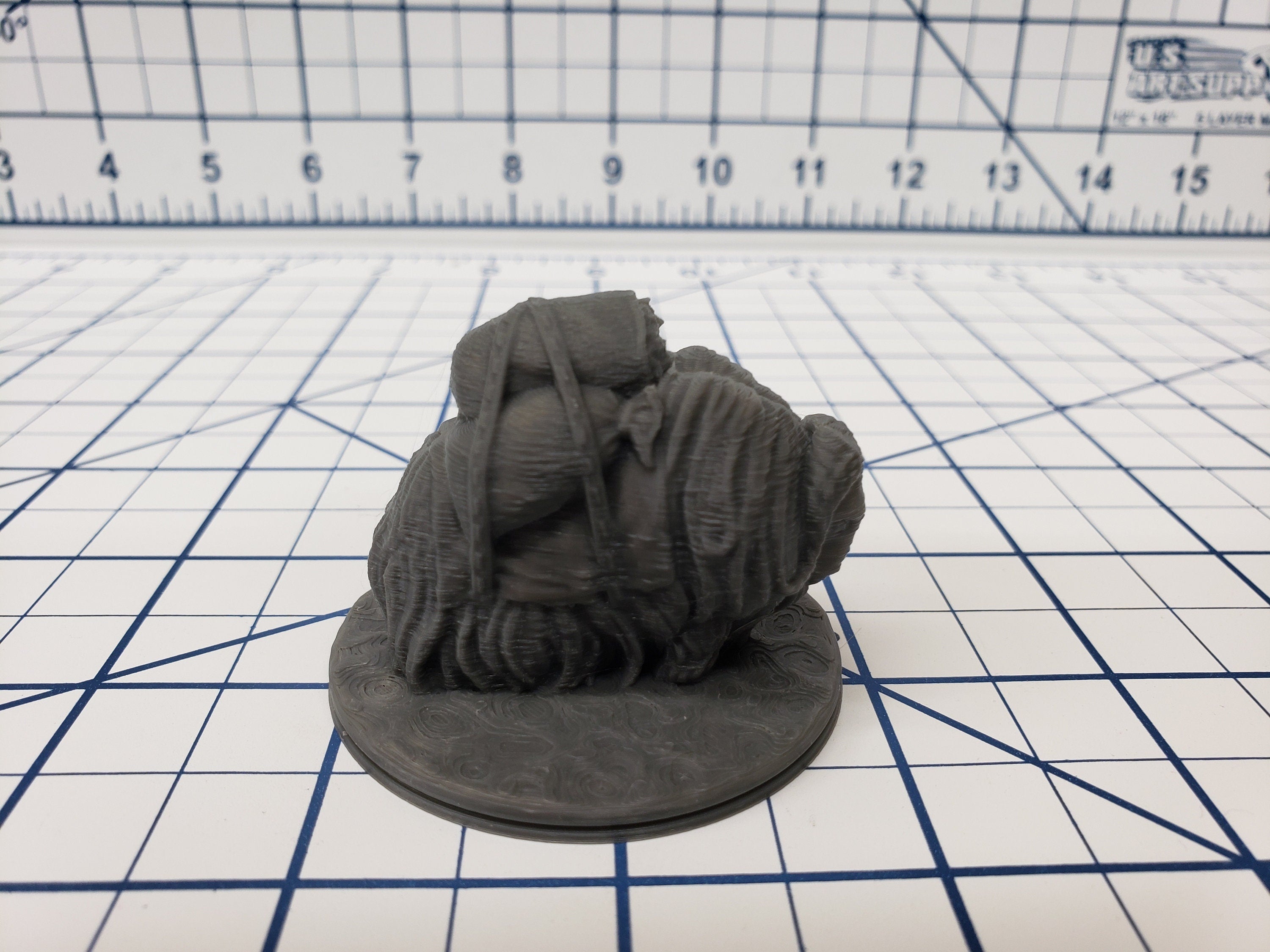 Wilds of Wintertide - Yaks Minis - Hero's Hoard - DND - Pathfinder - Dungeons & Dragons - RPG - Tabletop - EC3D - Miniature - 28 mm