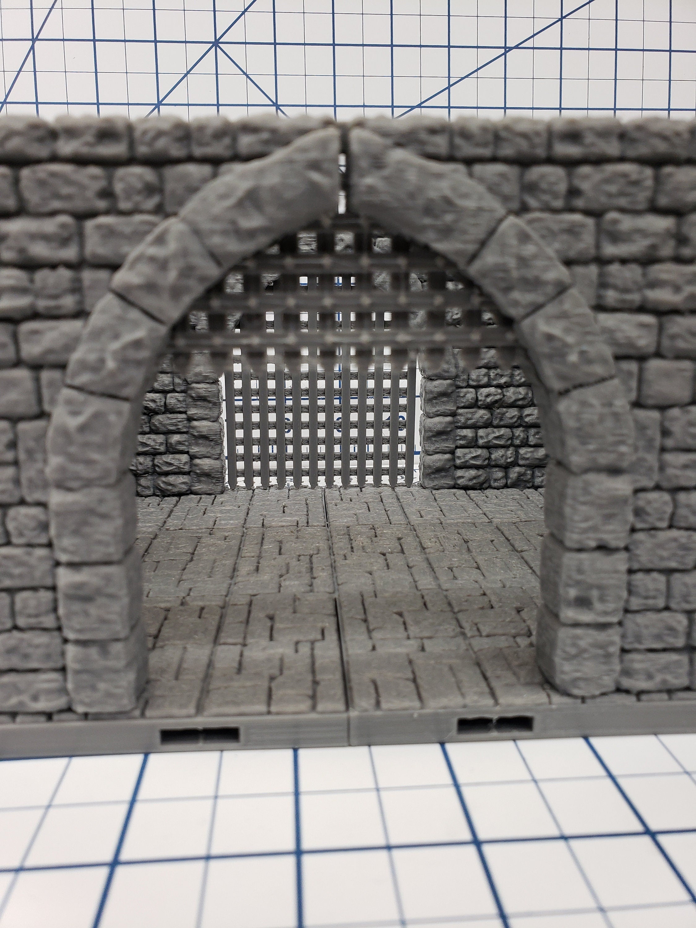 Castle Style - Gatehouse Tiles- DragonLock - DND - Pathfinder - RPG - Dungeon & Dragons - 28 mm / 1" - Terrain - Fat Dragon Games