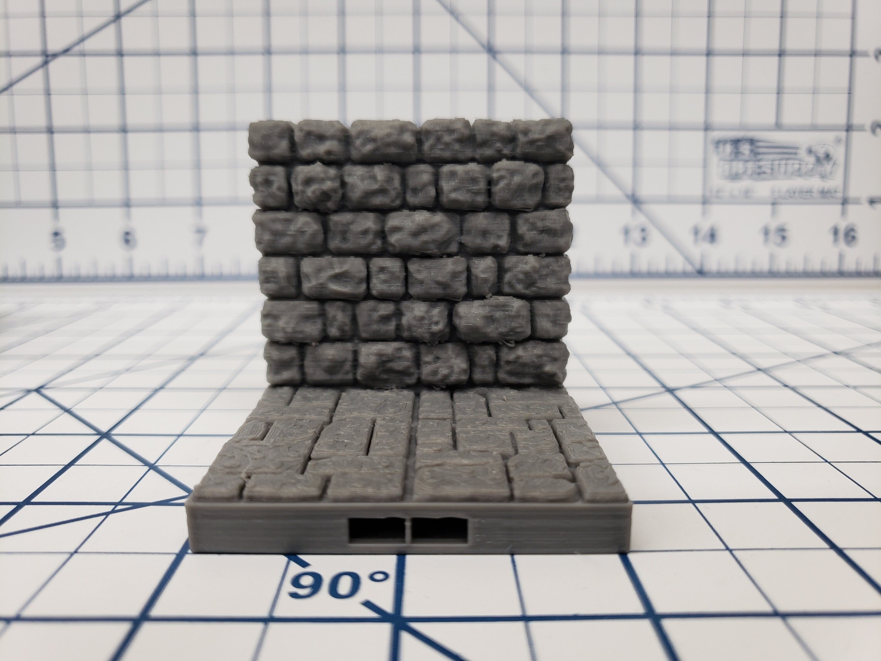 Castle Style - Walls - DragonLock - DND - Pathfinder - RPG - Dungeon & Dragons - 28 mm / 1" - Terrain - Fat Dragon Games