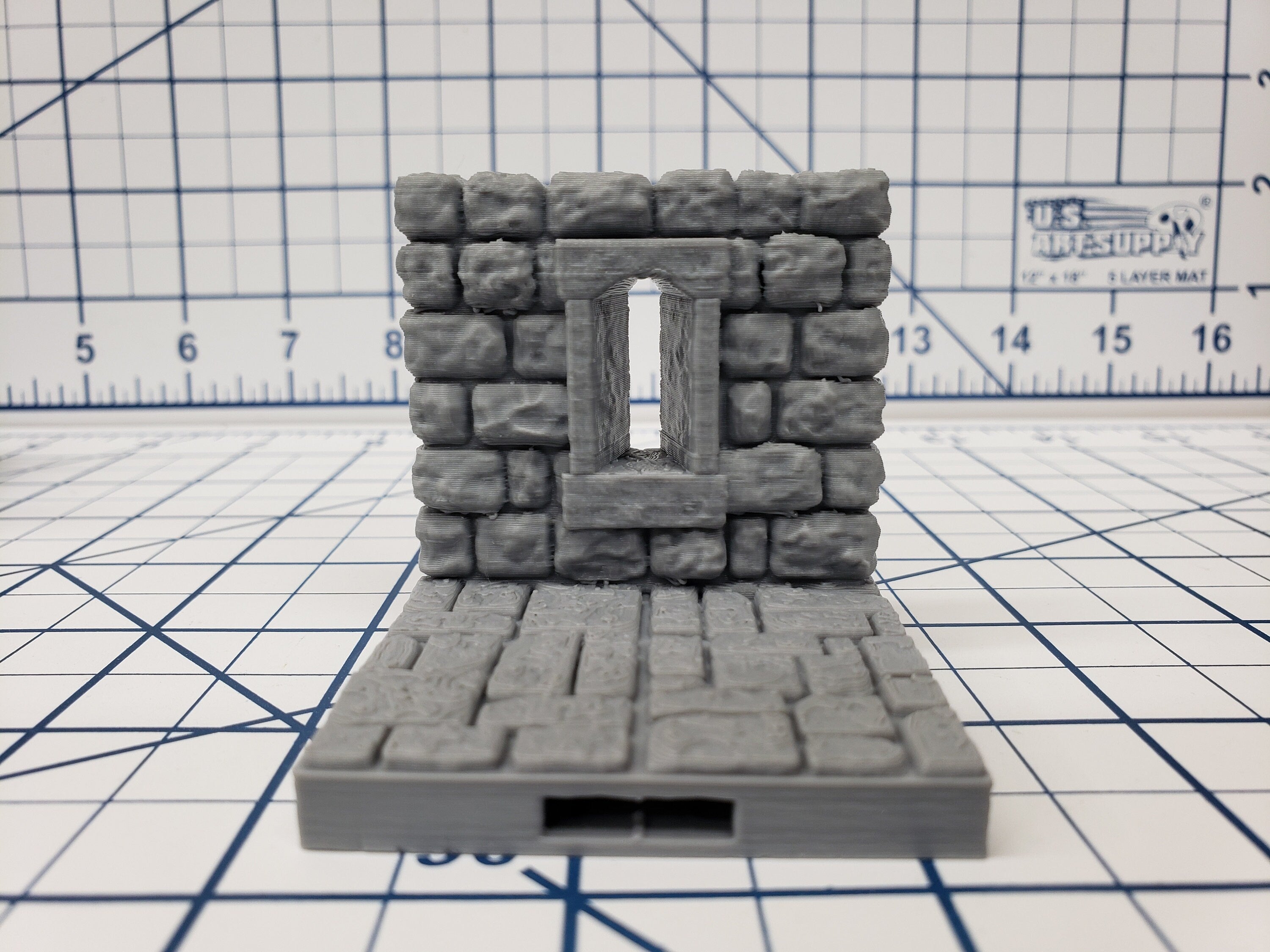 Castle Style - Walls - DragonLock - DND - Pathfinder - RPG - Dungeon & Dragons - 28 mm / 1" - Terrain - Fat Dragon Games