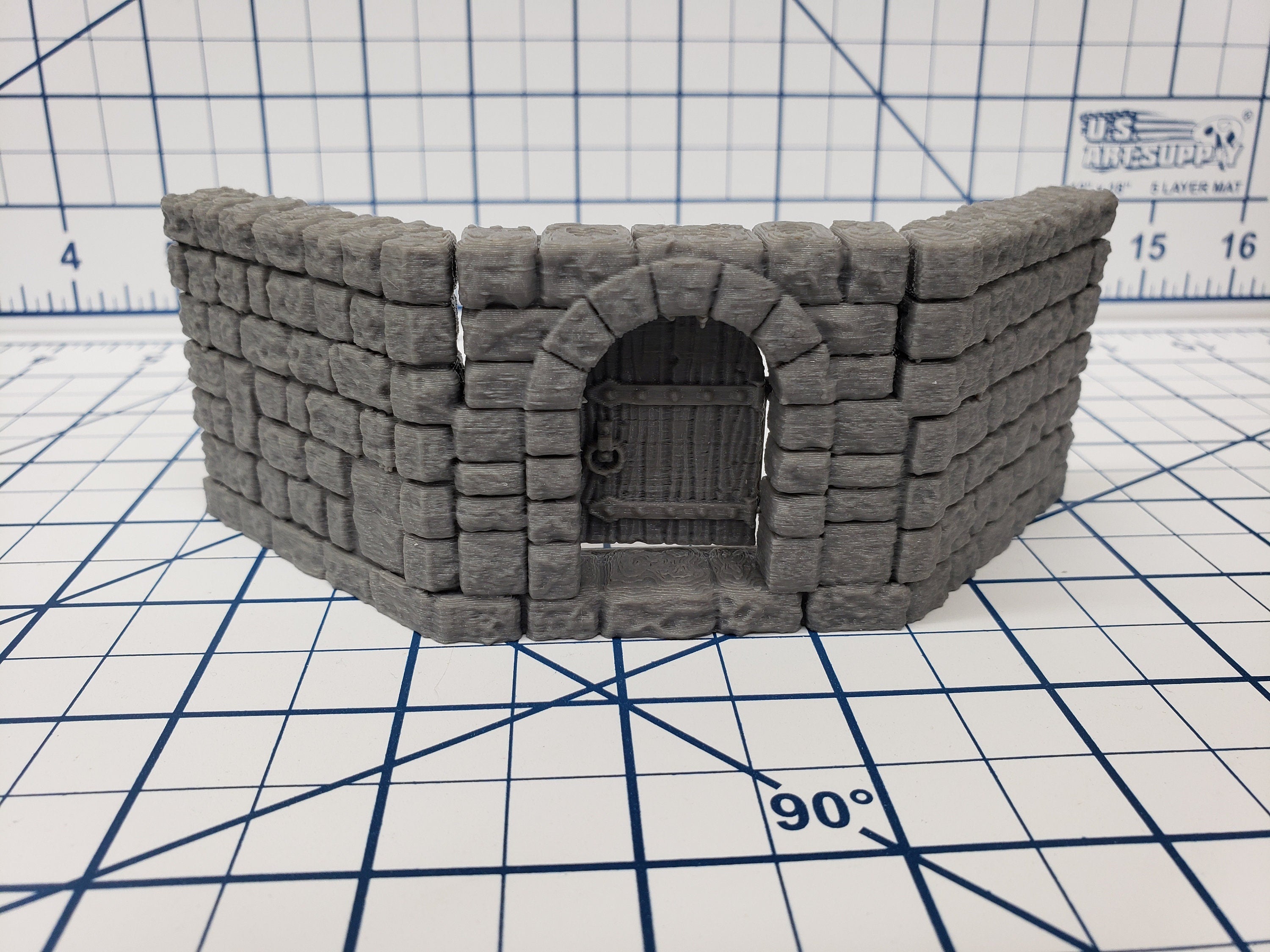 Castle Style - Castle to Tower Adapters - DragonLock - DND - Pathfinder - RPG - Dungeon & Dragons - 28 mm / 1" - Terrain - Fat Dragon Games
