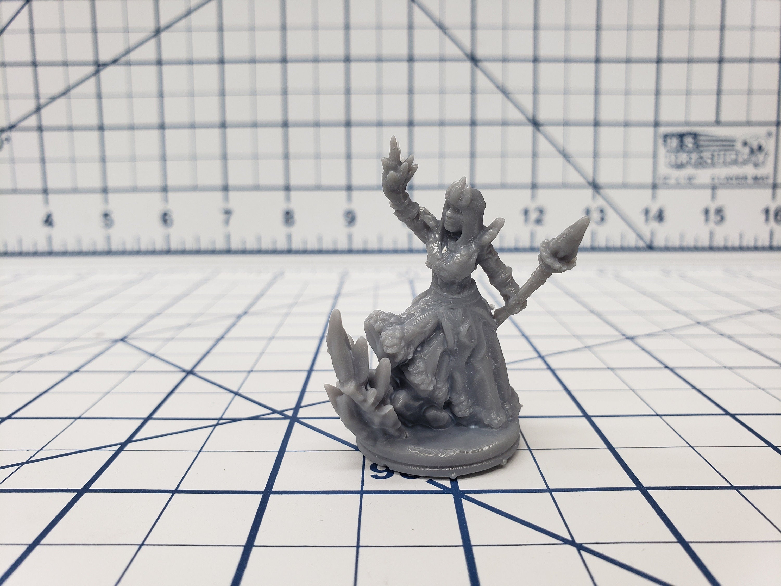 Wilds of Wintertide - Ice Witches Minis - DND - Pathfinder - Dungeons & Dragons - RPG - Tabletop - EC3D - 28 mm - 1"