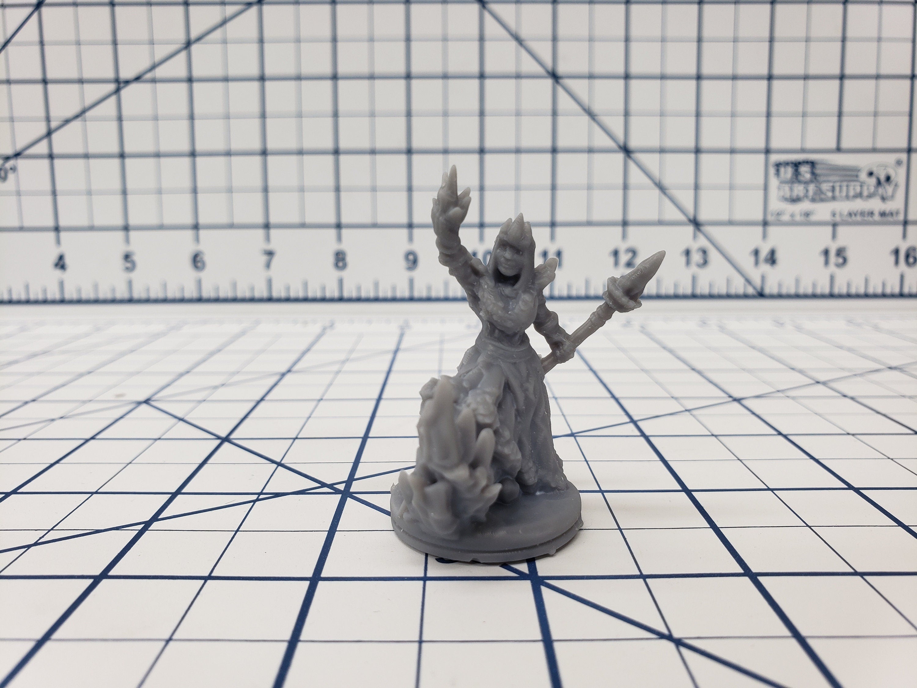 Wilds of Wintertide - Ice Witches Minis - DND - Pathfinder - Dungeons & Dragons - RPG - Tabletop - EC3D - 28 mm - 1"