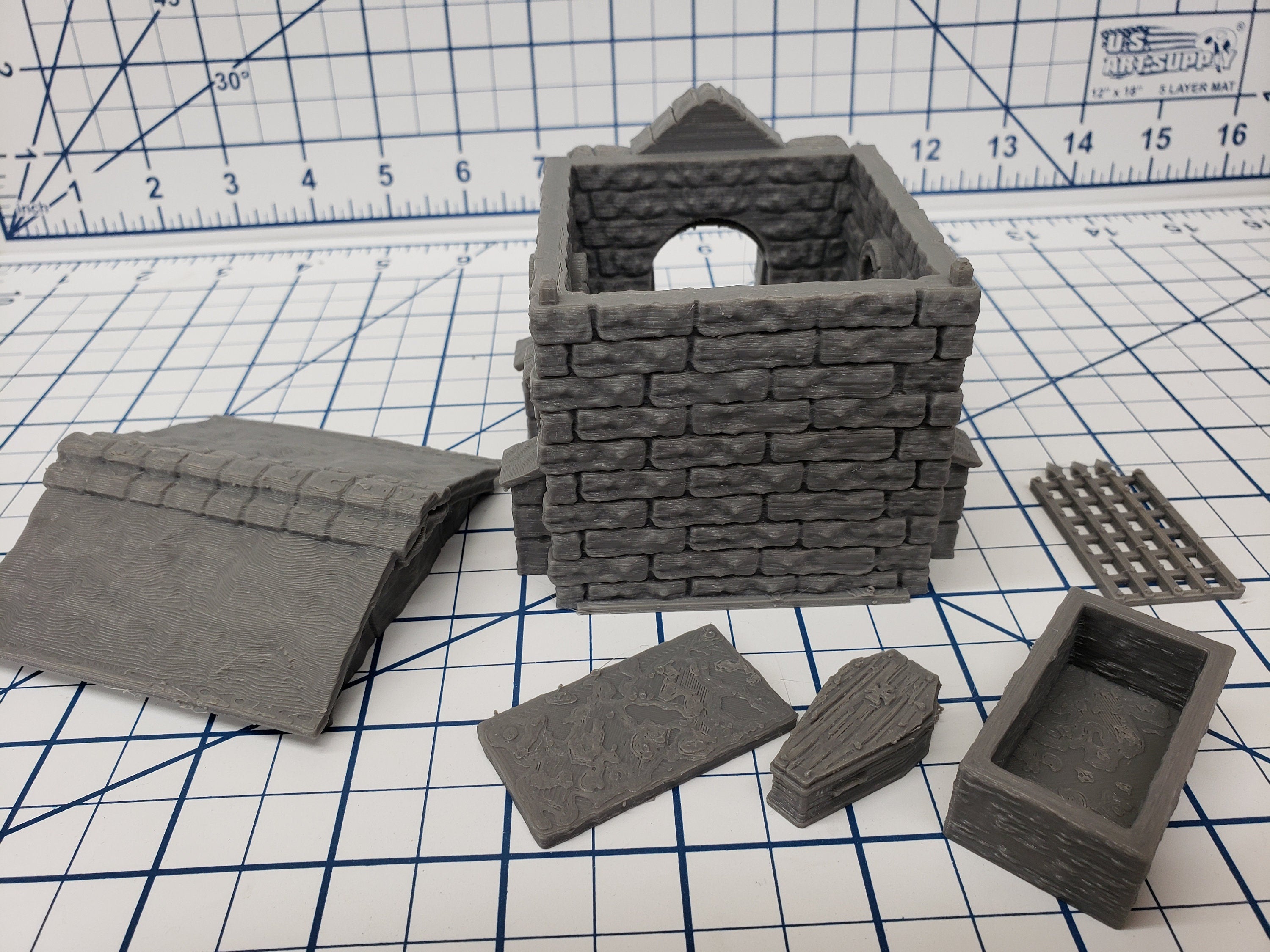 Mausoleum Set - Fat Dragon Games - DND - Pathfinder - RPG - Dungeon & Dragons