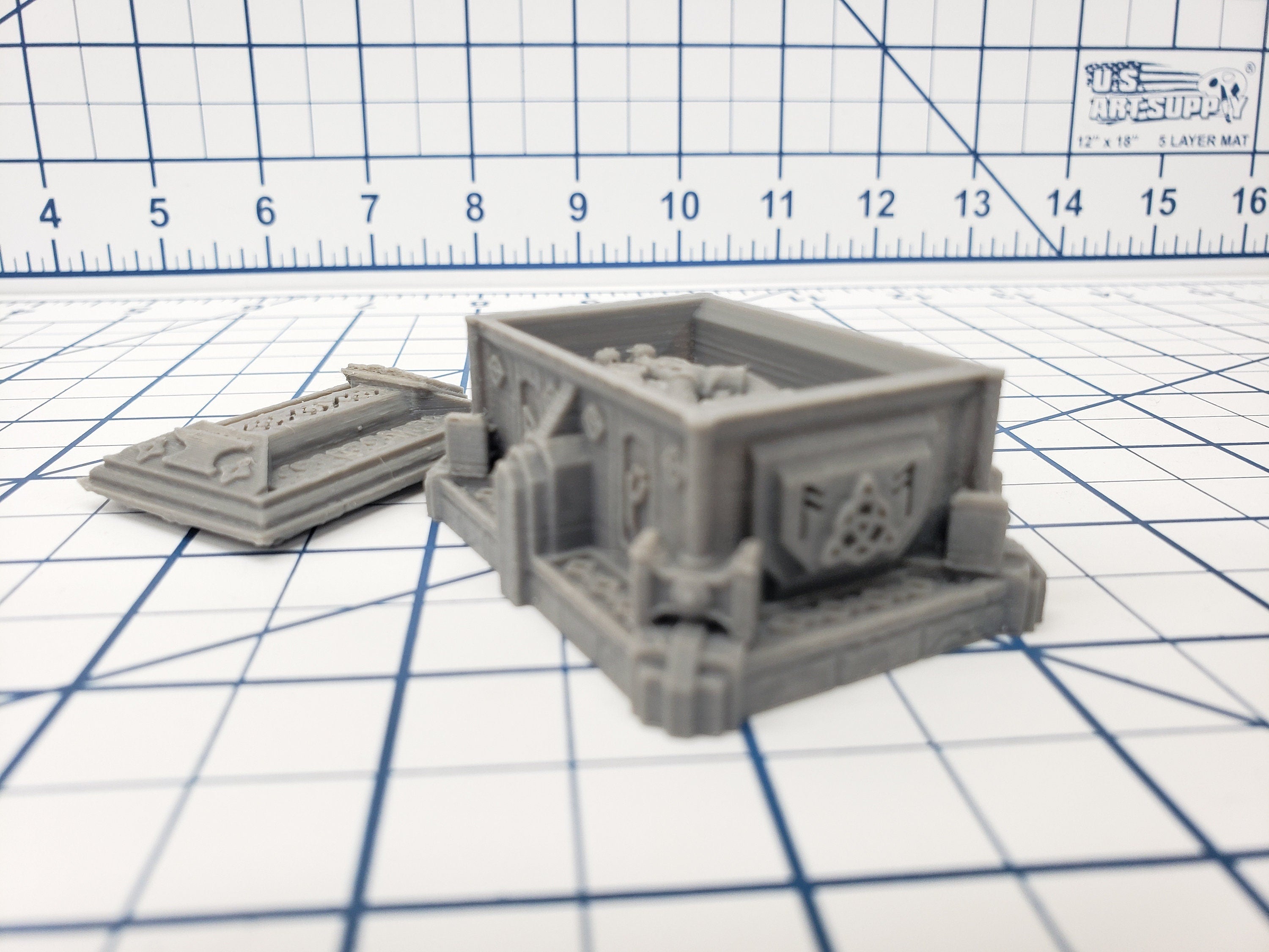 Dwarven King's Sarcophagus - OpenForge - DND - Pathfinder - RPG - Dungeon & Dragons