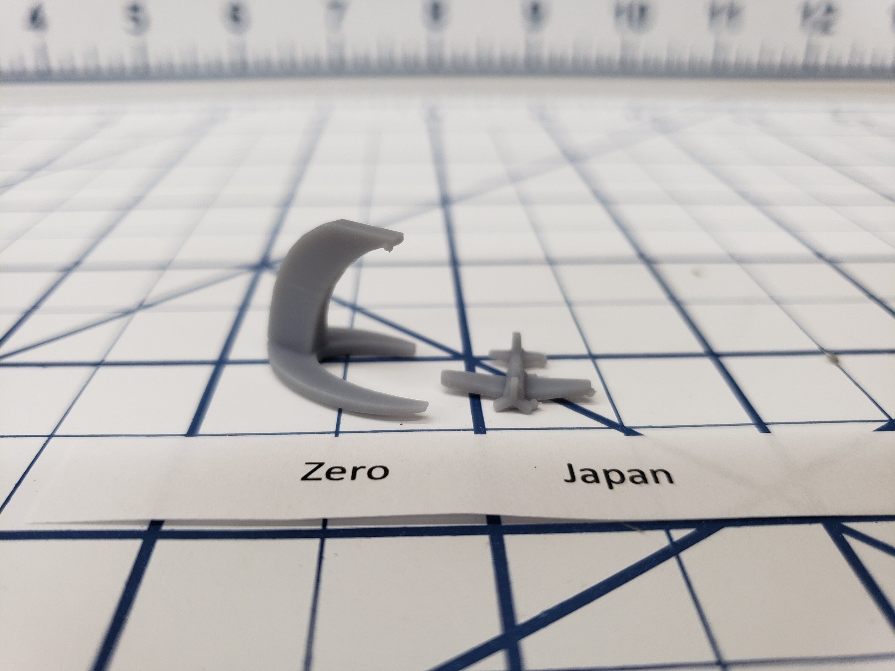 Aircraft - Zero - IJN Navy - 1:900 - Wargaming - Axis and Allies - Naval Miniature - Tabletop Games - Warships