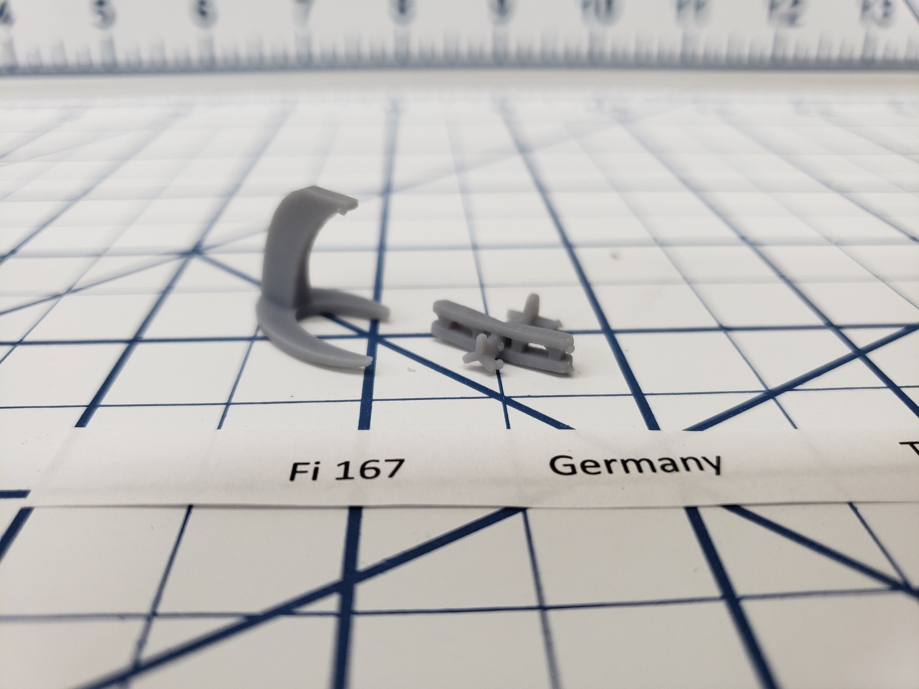 Aircraft - FI 167 - German Navy - 1:900 - Wargaming - Axis and Allies - Naval Miniature - Tabletop Games - Warships