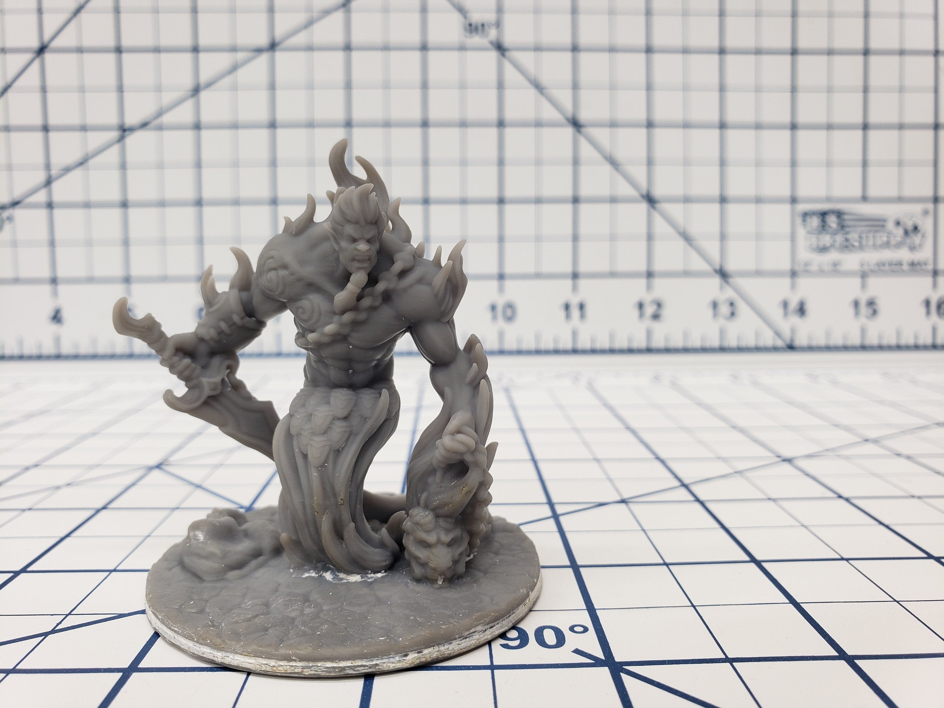 Empire of Scorching Sands - Djinn Minis - Hero's Hoard - DND - Pathfinder - Dungeons & Dragons - RPG - Tabletop - EC3D - Miniature