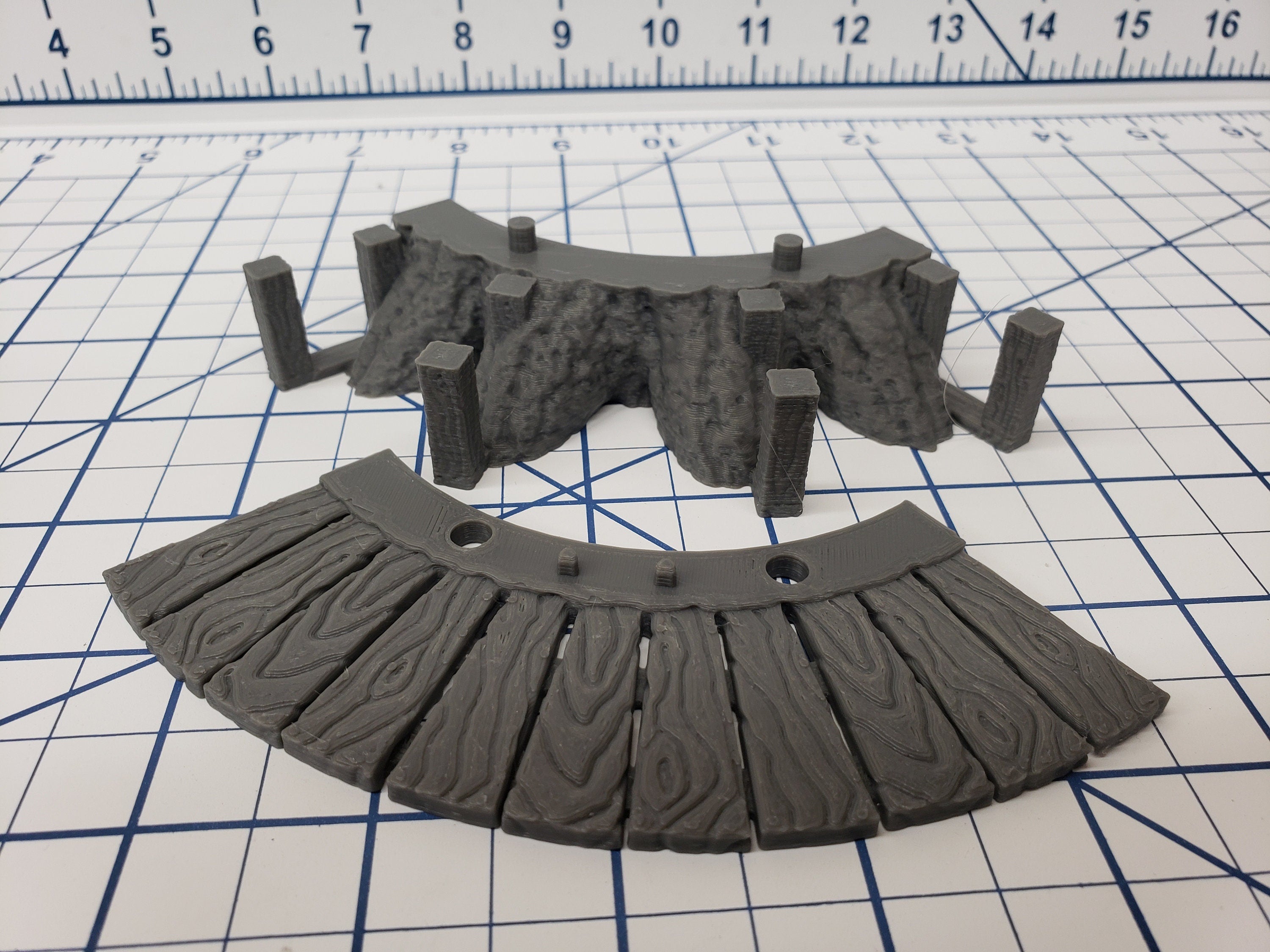 Forest of Oakenspire - Small Tree Base/Root Tiles - OpenLock - DND - Pathfinder - Dungeons & Dragons - RPG - Tabletop - EC3D - 28 mm - 1"