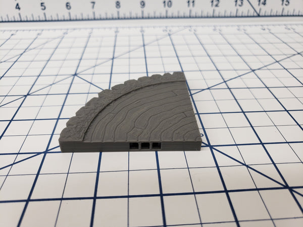 Forest of Oakenspire - Small Tree Roof Tiles - OpenLock - DND - Pathfinder - Dungeons & Dragons - RPG - Tabletop - EC3D - 28 mm - 1"