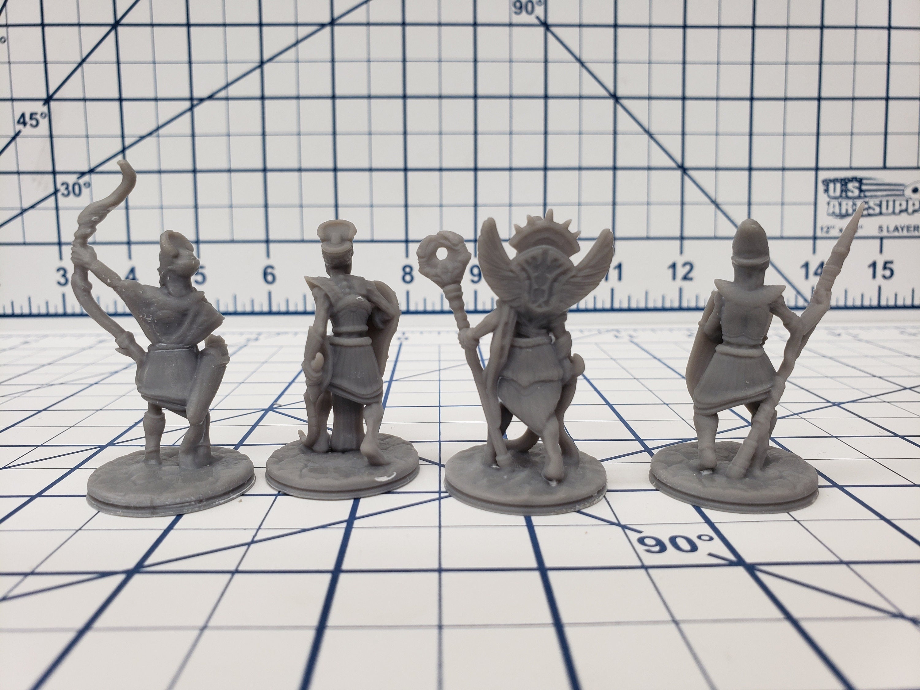 Empire of Scorching Sands - Undead Minis - Hero's Hoard - DND - Pathfinder - Dungeons & Dragons - RPG - Tabletop - EC3D - Miniature - 28 mm