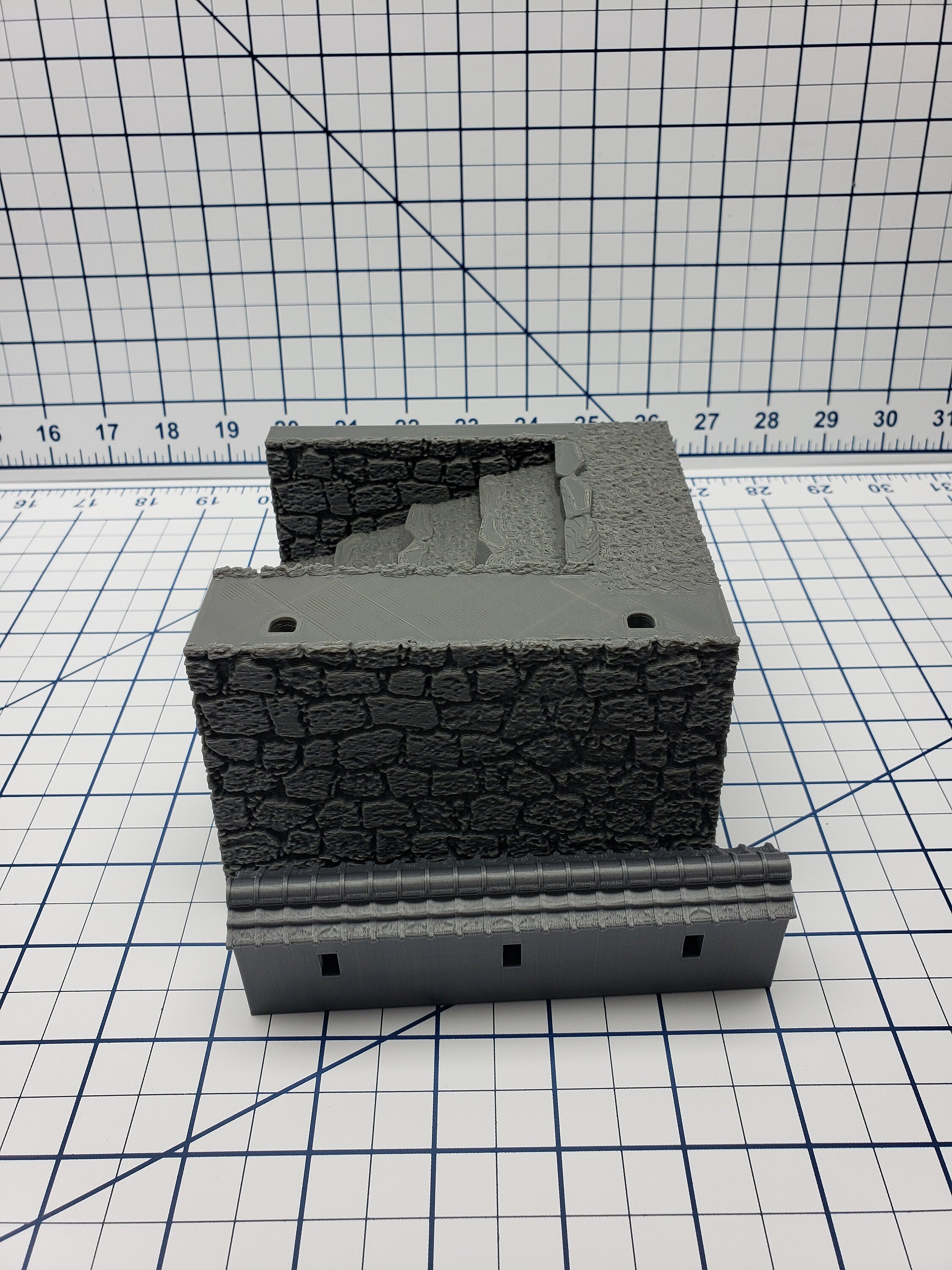 Samurai Castle Walls - DND - Pathfinder - Dungeons & Dragons - - Test of Honour - RPG - Tabletop - 28 mm / 1"