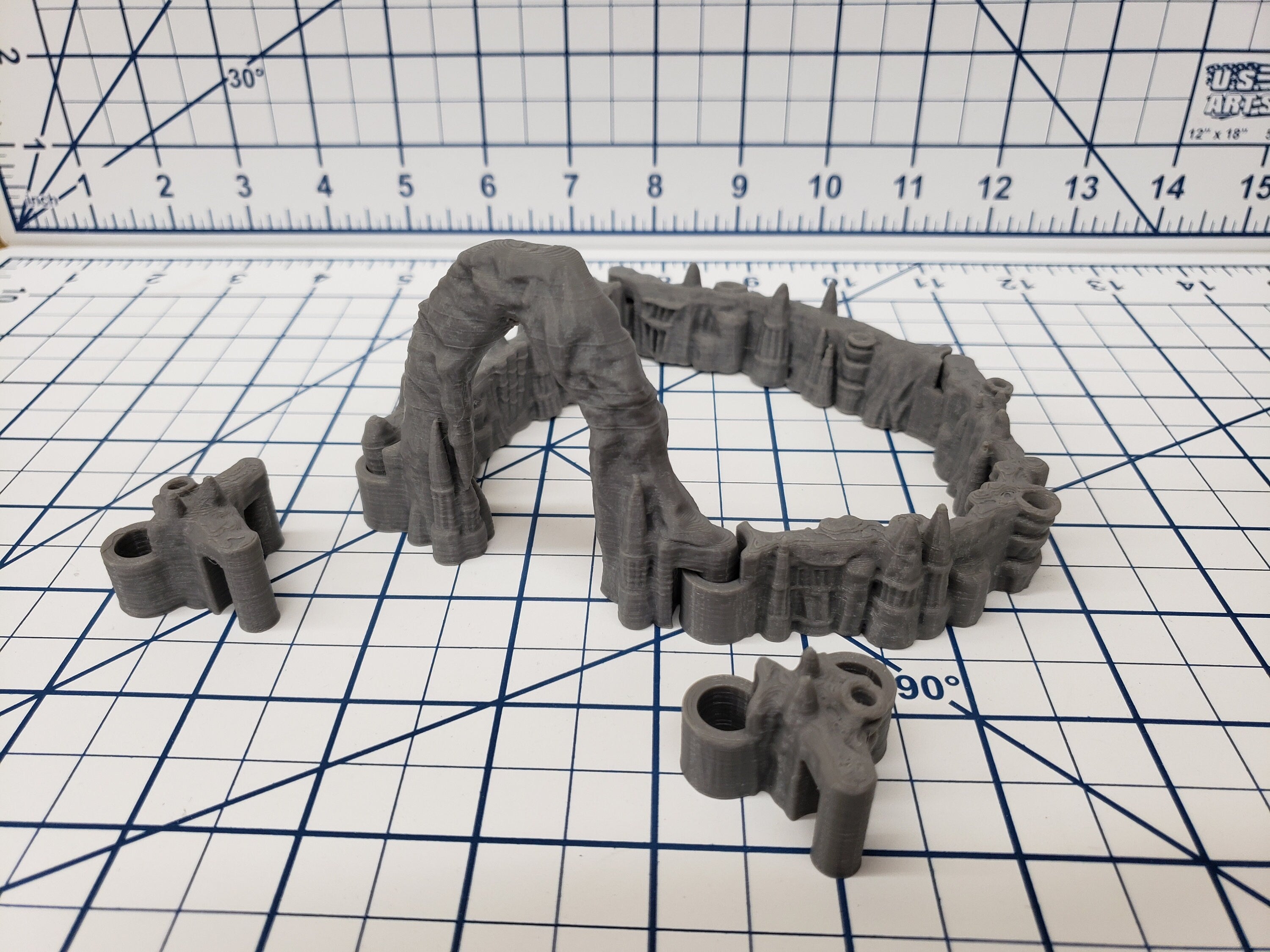 DungeonSticks - Wet Cavern Style - DND - Pathfinder - Dungeons & Dragons - Terrain - RPG - Tabletop - 28 mm / 1"