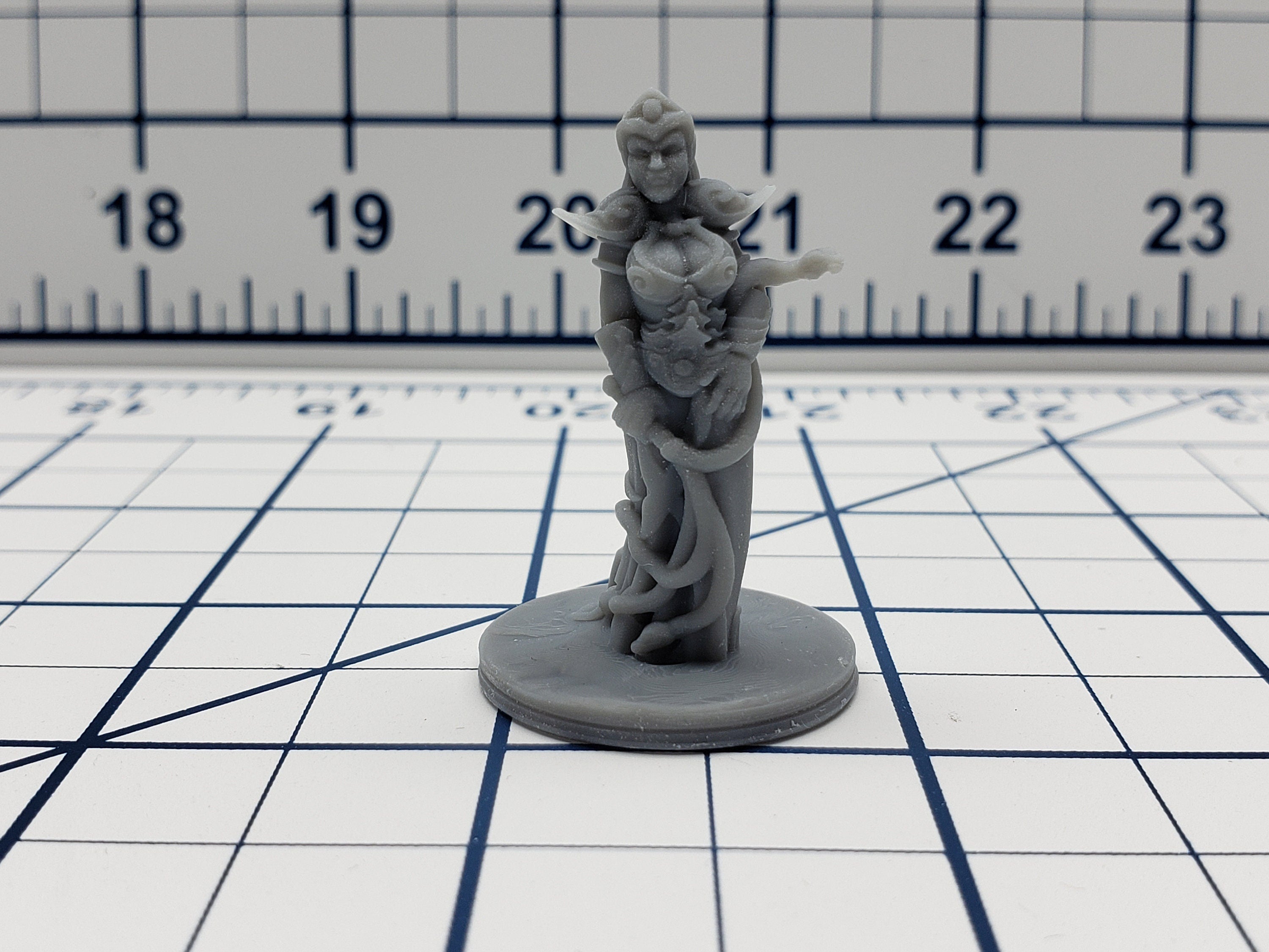 Skyless Realms - Dark Elves - DND - Pathfinder - Dungeons & Dragons - RPG - Tabletop - EC3D - Miniature - Mini - 28 mm - 1"