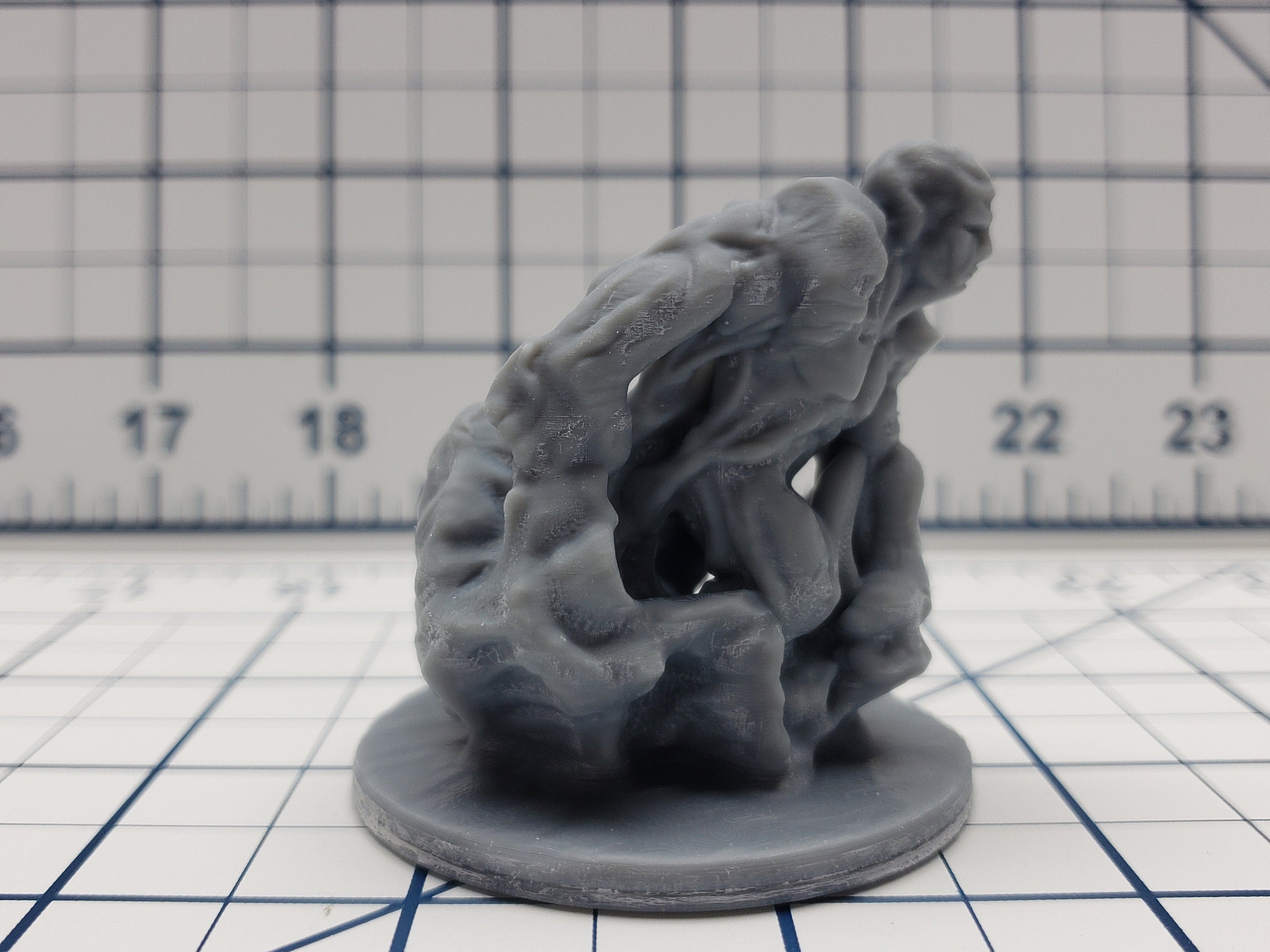 Empire of Scorching Sands - Sand Golem Mini - DND - Pathfinder - Dungeons & Dragons - RPG - Tabletop - EC3D - Miniature - 28 mm