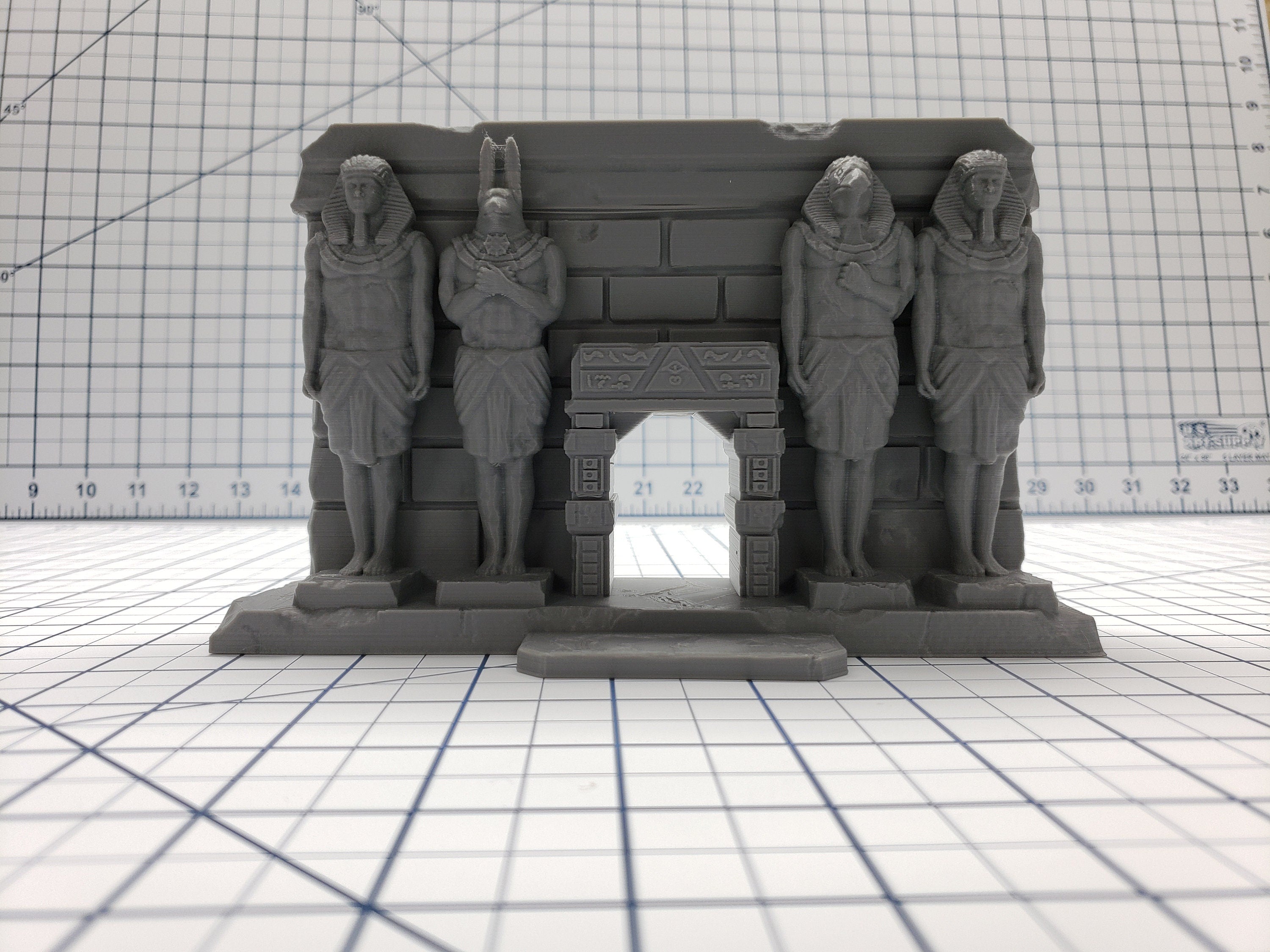 Empire of Scorching Sands - Temple Facade - DND - Dungeons & Dragons - RPG - Tabletop - EC3D - Miniature - 28 mm