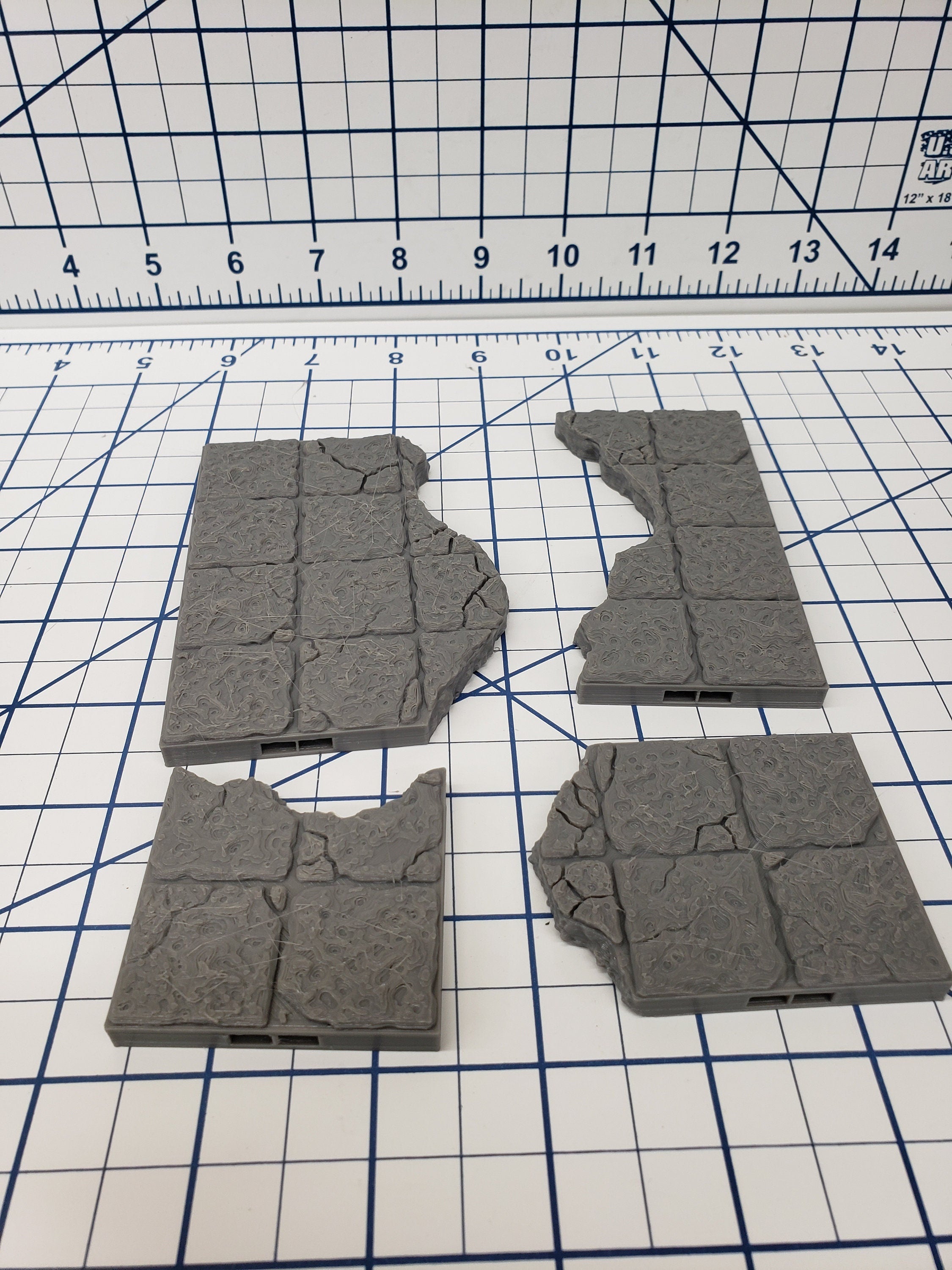 Dungeon Style - Special Floors 3 - DragonLock - DND - Pathfinder - RPG - Dungeon & Dragons - 28 mm / 1" - Terrain - Fat Dragon Games
