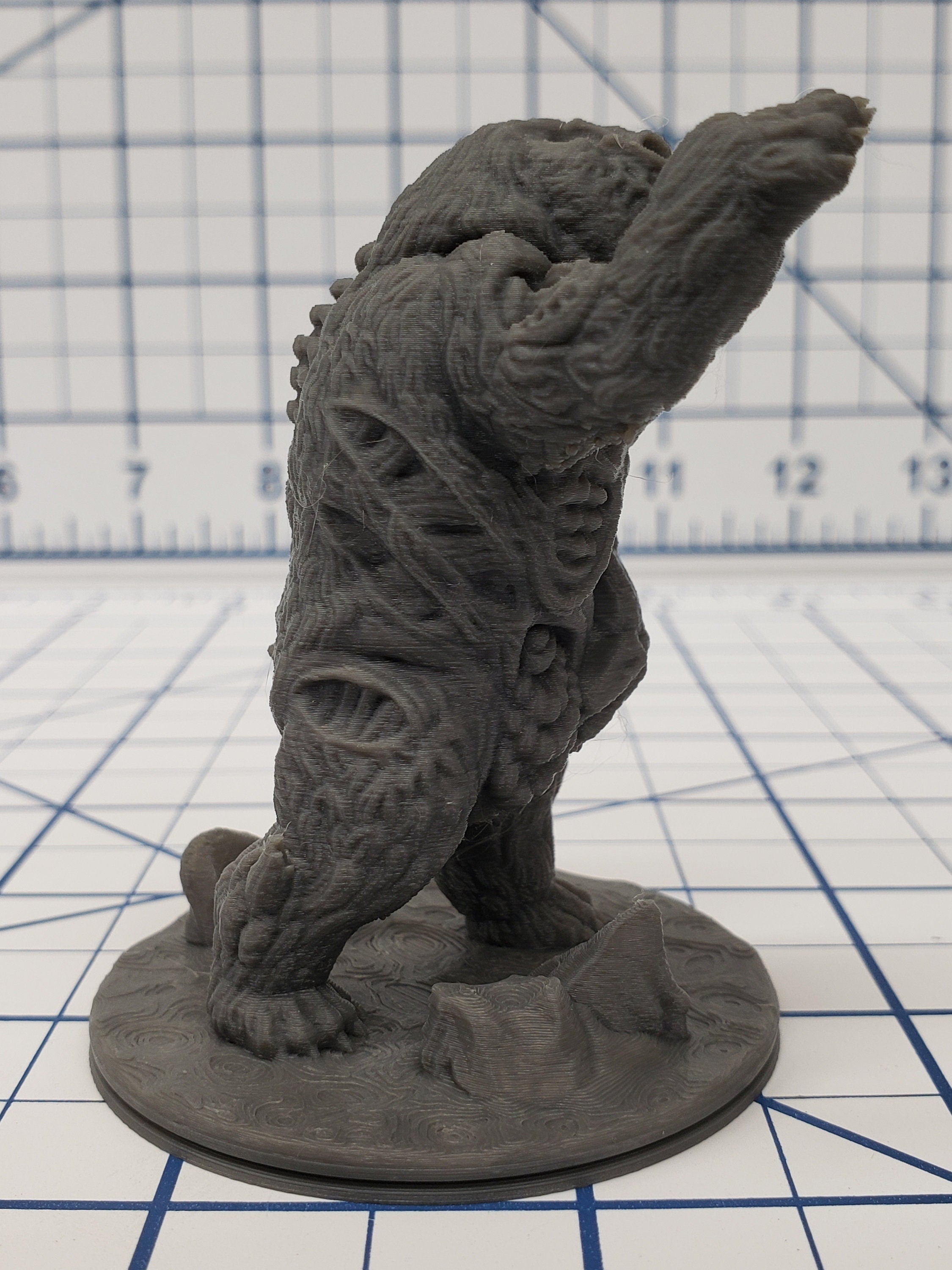 The Wilds of Wintertide - Undead Bear Mini - Hero's Hoard - DND - Pathfinder - Dungeons & Dragons - RPG - Tabletop - EC3D - Miniature - Mini