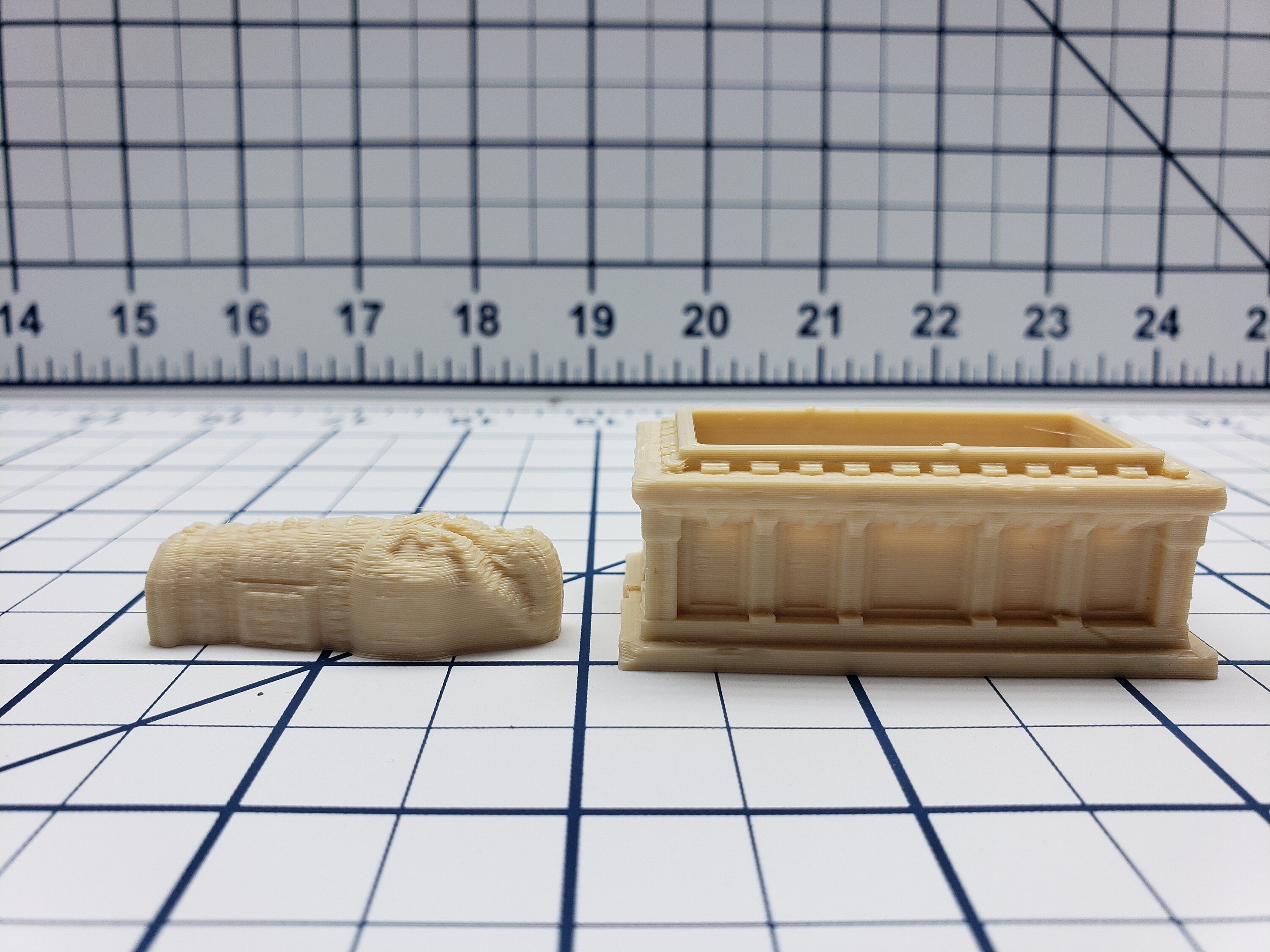 Empire of Scorching Sands - Sarcophagus - DND - Dungeons & Dragons - RPG - Tabletop - EC3D - Miniature - 28 mm