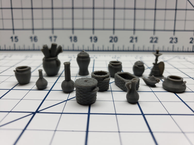 Empire of Scorching Sands - Scatter Item Sets - DND - Dungeons & Dragons - RPG - Tabletop - EC3D - Miniature - 28 mm