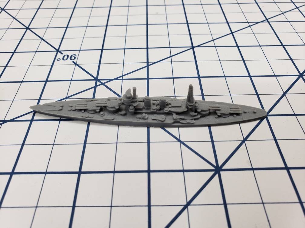 Battleship - Conte di Cavour Class - Italian Navy - Wargaming - Axis and Allies - Naval Miniature - Games - Warships