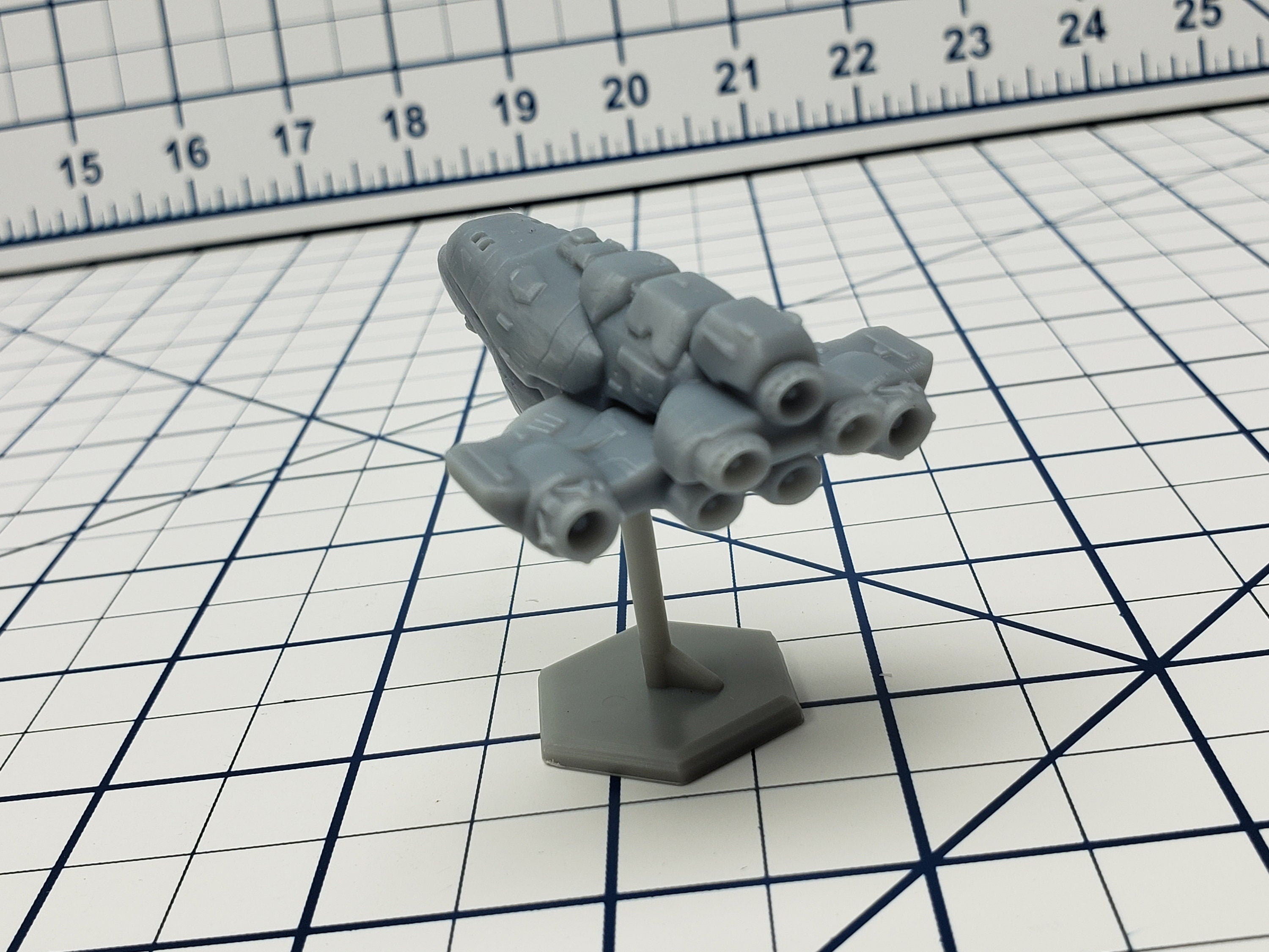 Cruiser 1 - Civilian Fleet - The Terra Conflict - Starfinder - A Billion Suns - Starmada - War Fleets - Tabletop - EC3D