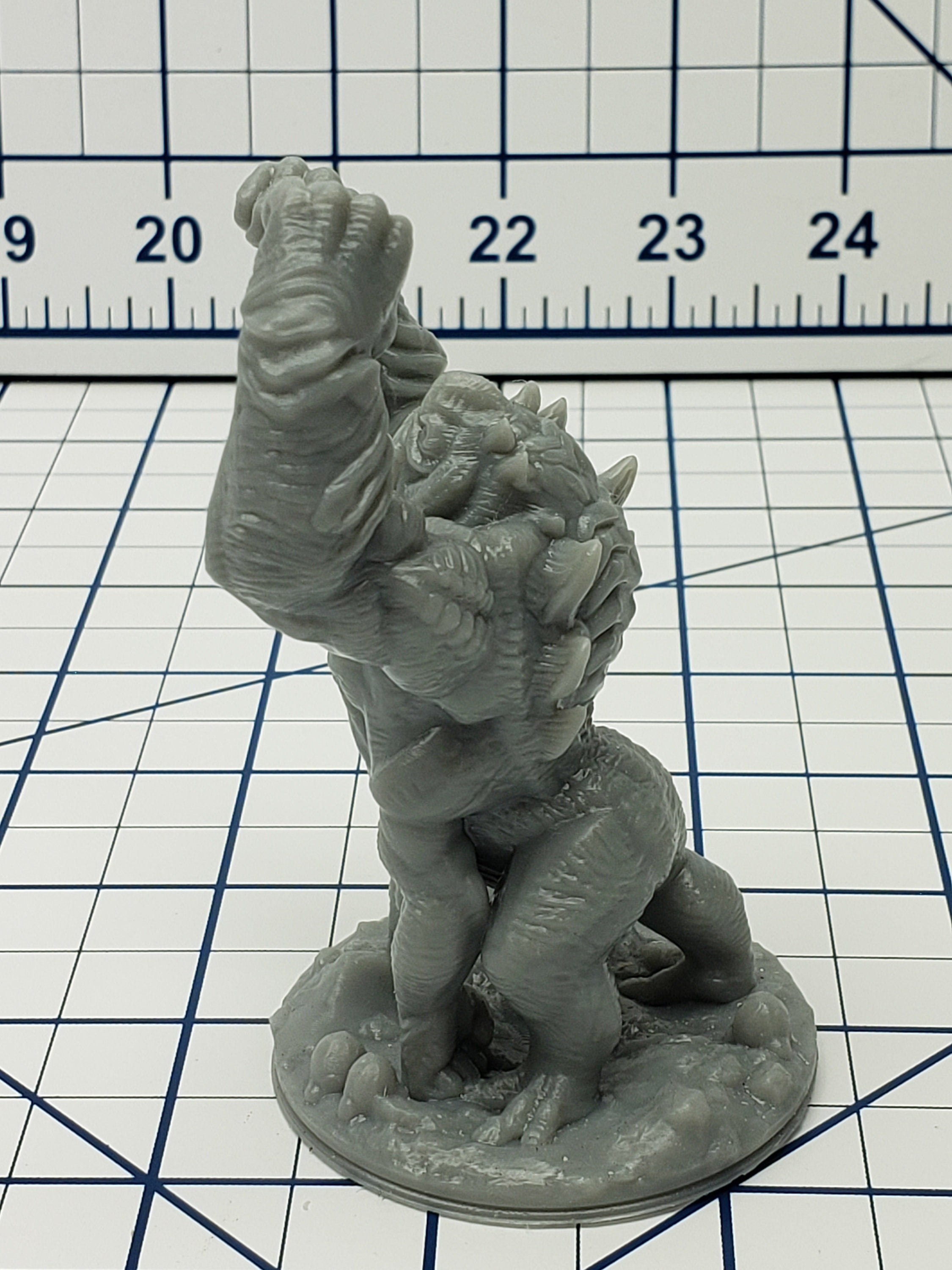 Alien Prime Ape Mini - Ignis Quadrant - Hero's Hoard - Cyberpunk - Starfinder - Science Fiction - Syfy - RPG - Tabletop - EC3D - Miniature