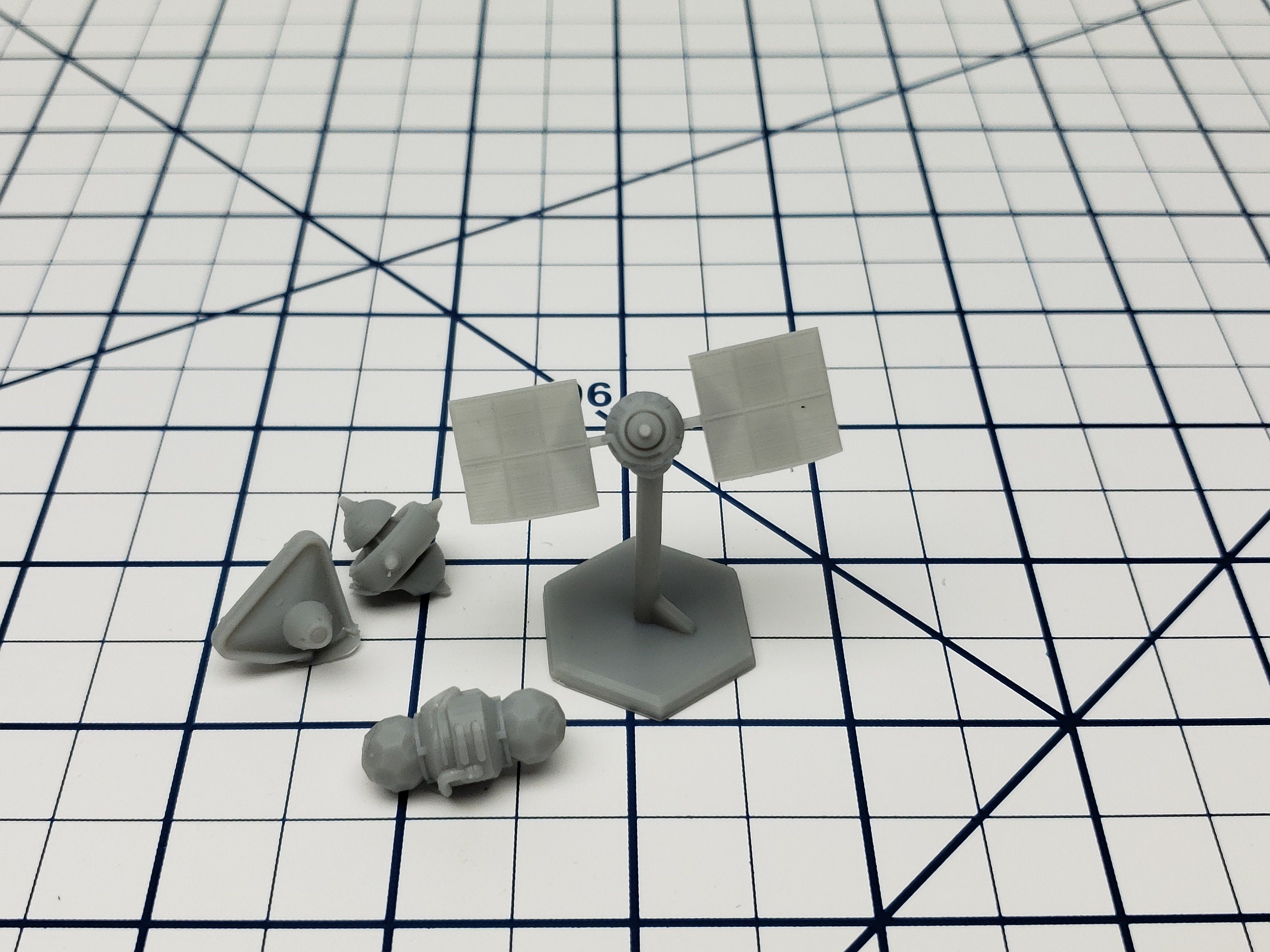 Satellite and Beacon Set - Civilian Fleet - The Terra Conflict - Starfinder - A Billion Suns - Starmada - War Fleets - Tabletop - EC3D
