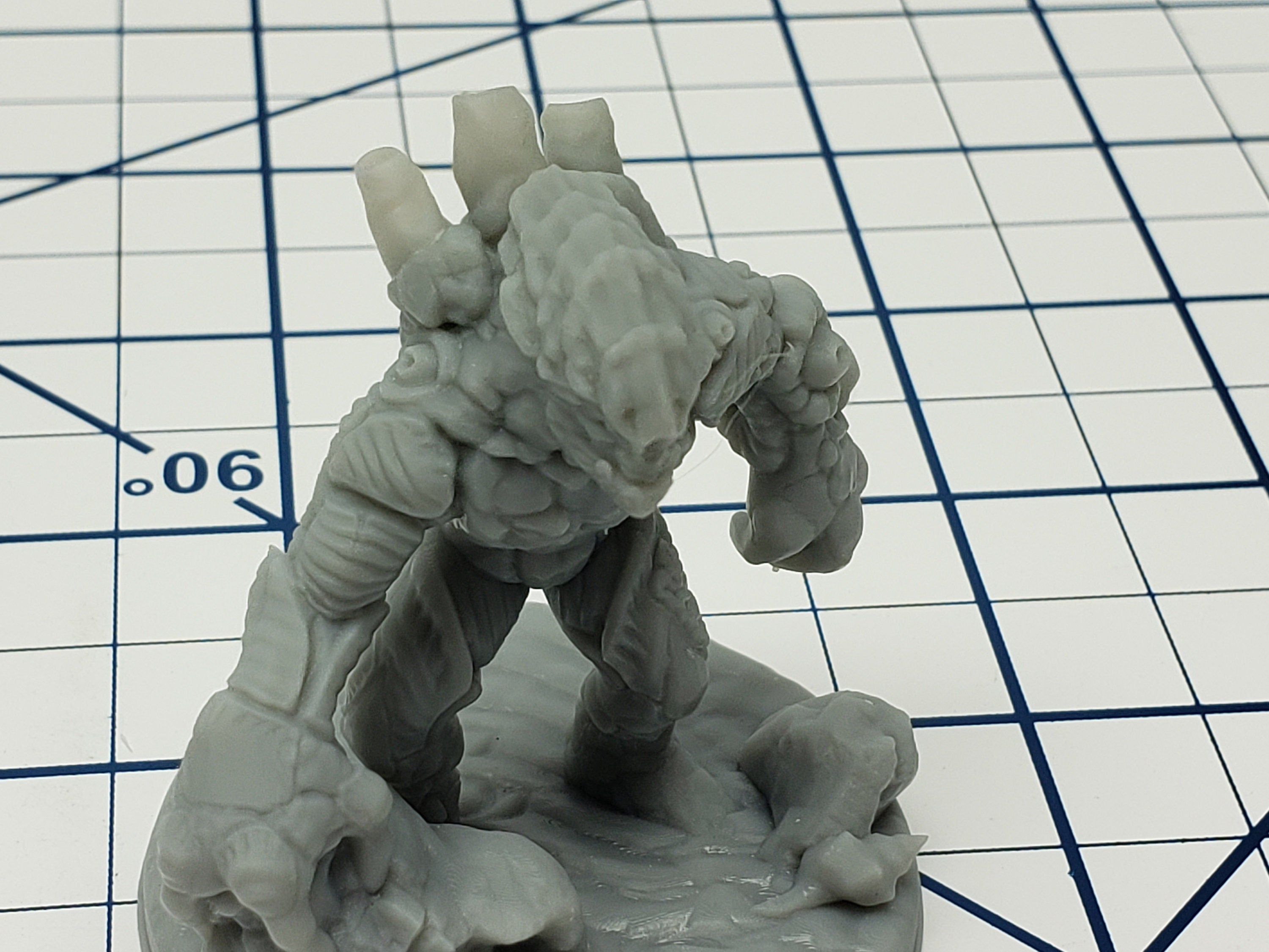 Coral Golem Mini - Savage Atoll - Hero's Hoard - DND - Pathfinder - Dungeons & Dragons - RPG - Tabletop - EC3D - Miniature