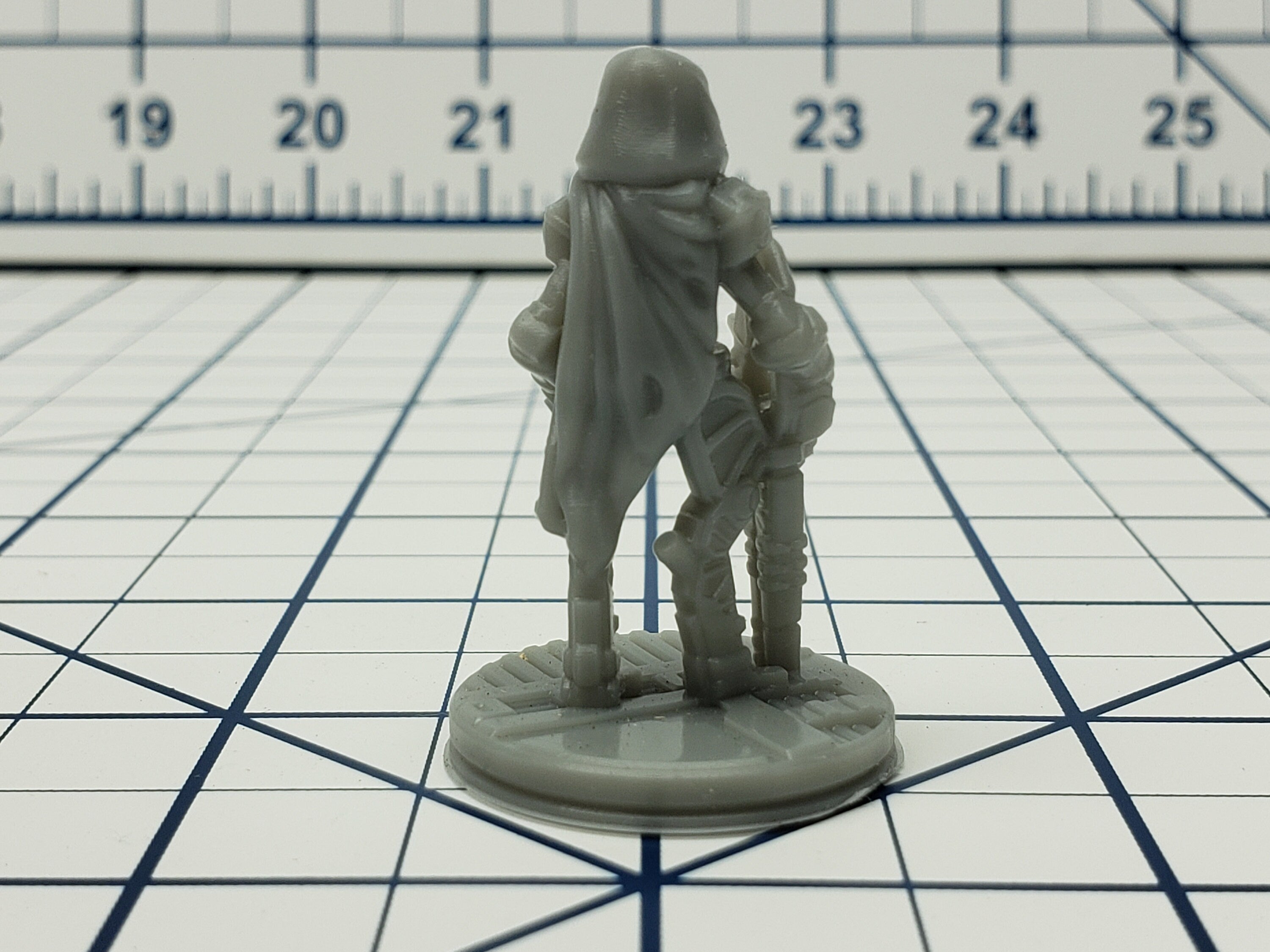 Assassin Droid Mini - Ignis Quadrant - Hero's Hoard - Starfinder - Cyberpunk - Science Fiction - Syfy - RPG - Tabletop - EC3D - Miniature