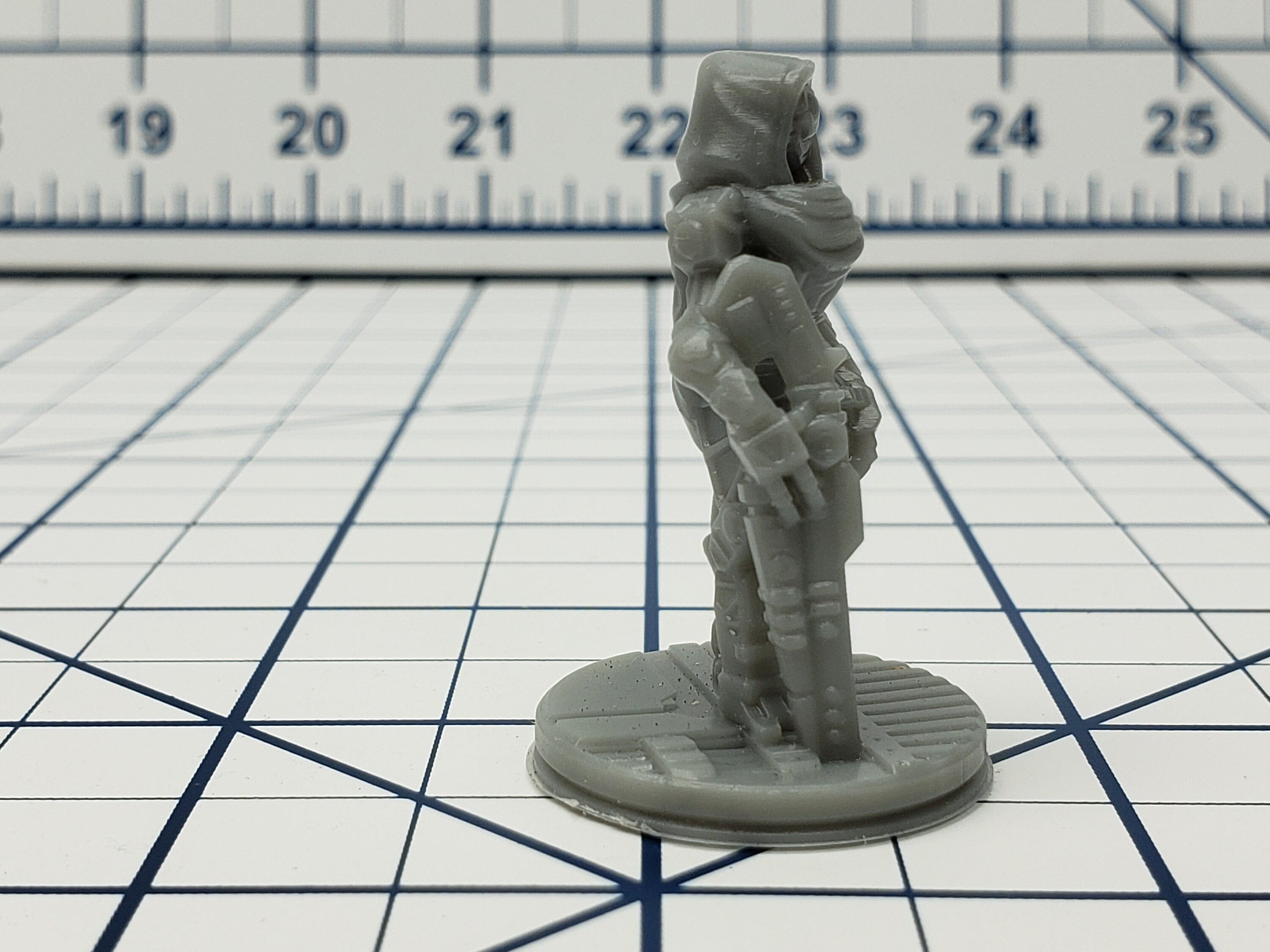 Assassin Droid Mini - Ignis Quadrant - Hero's Hoard - Starfinder - Cyberpunk - Science Fiction - Syfy - RPG - Tabletop - EC3D - Miniature