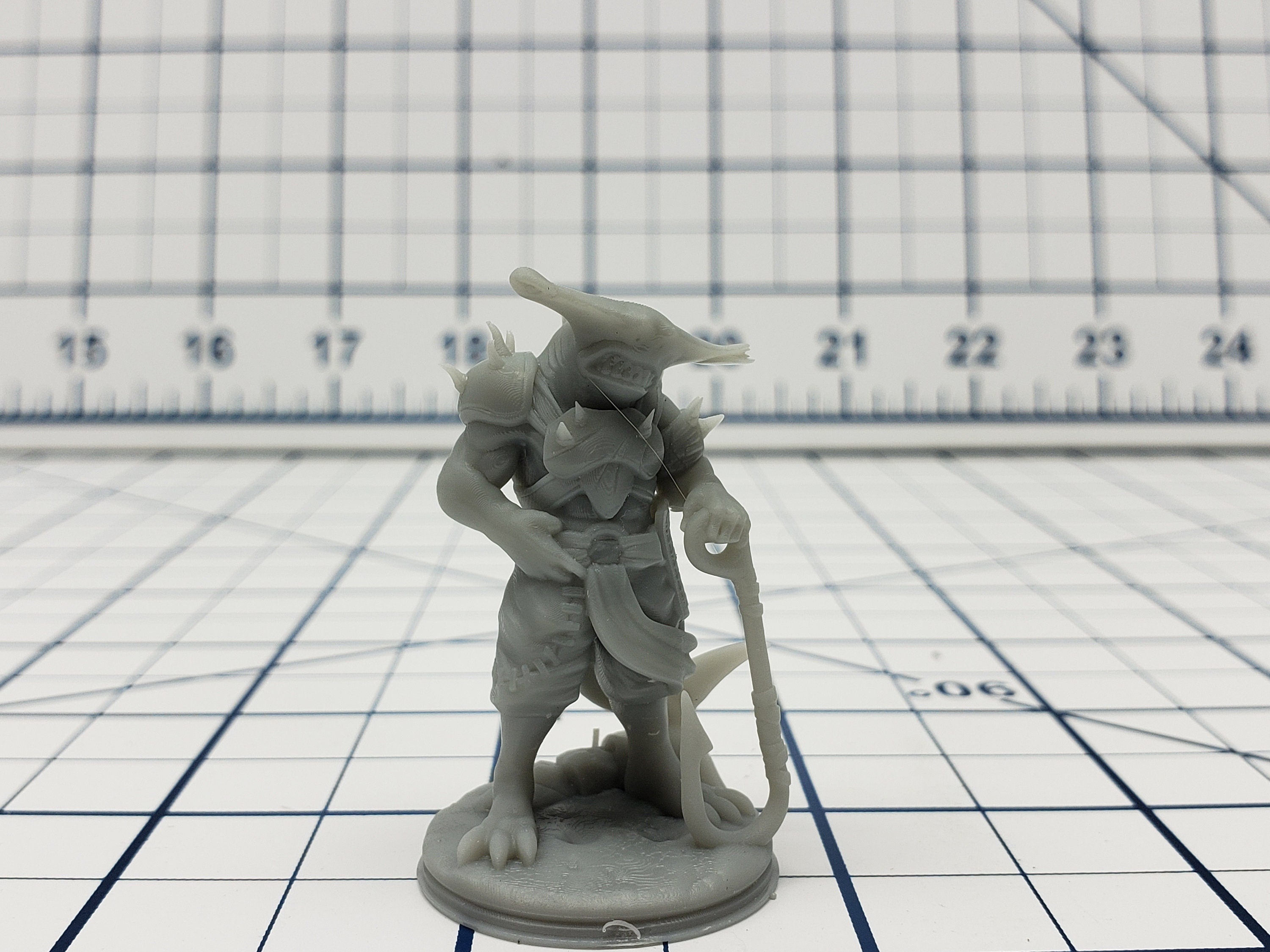 Shark Men Mini - Savage Atoll - Hero's Hoard - DND - Pathfinder - Dungeons & Dragons - RPG - Tabletop - EC3D - Miniature