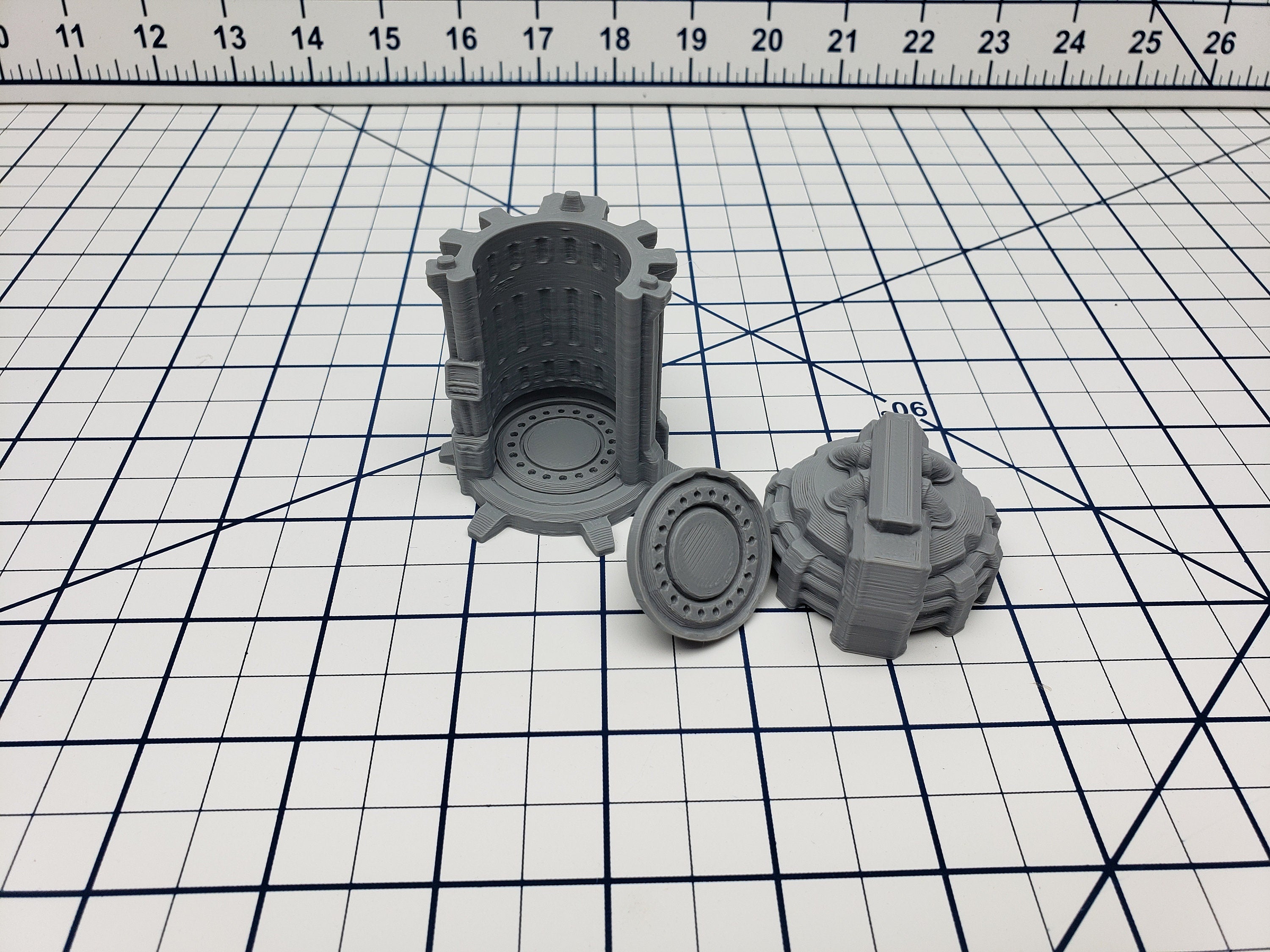 Transporter - Ignis Quadrant - Hero's Hoard - Starfinder - Cyberpunk - Science Fiction - Syfy - RPG - Tabletop - EC3D - Scatter - Terrain