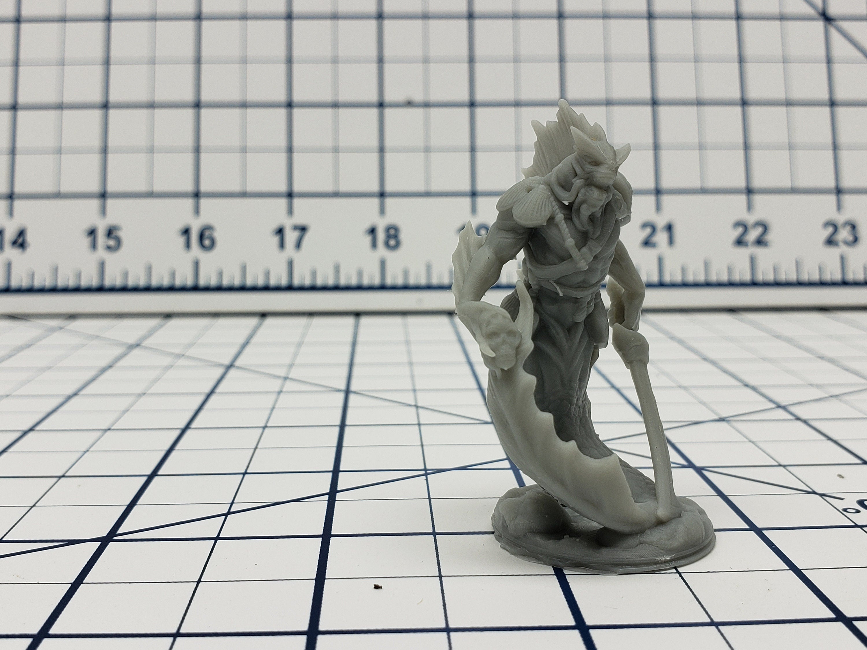 Merrow Mini - Savage Atoll - Hero's Hoard - DND - Pathfinder - Dungeons & Dragons - RPG - Tabletop - EC3D - Miniature