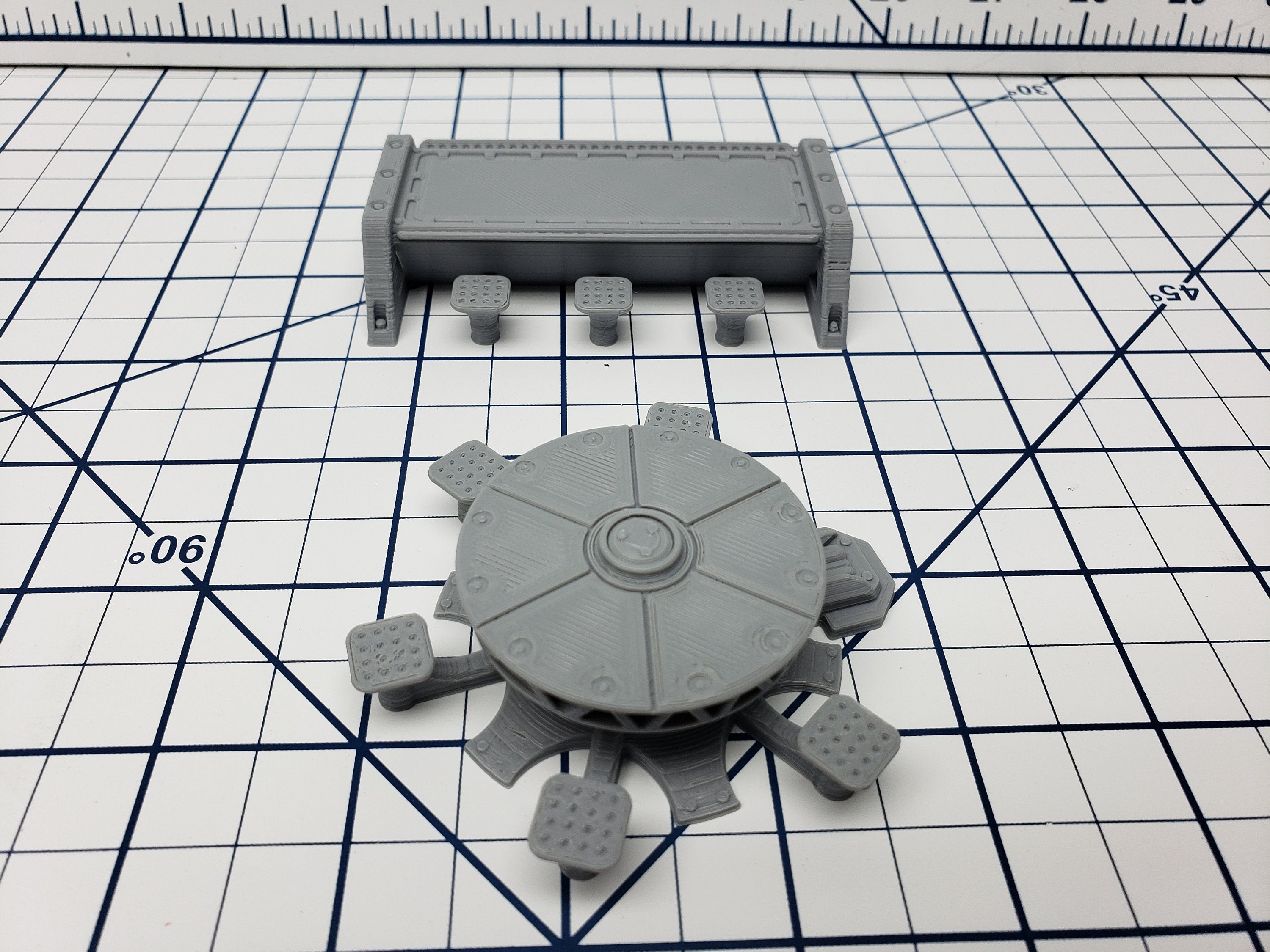 Tables - Ignis Quadrant - Starfinder - Cyberpunk - Science Fiction - Syfy - RPG - Tabletop - EC3D - Scatter - Terrain