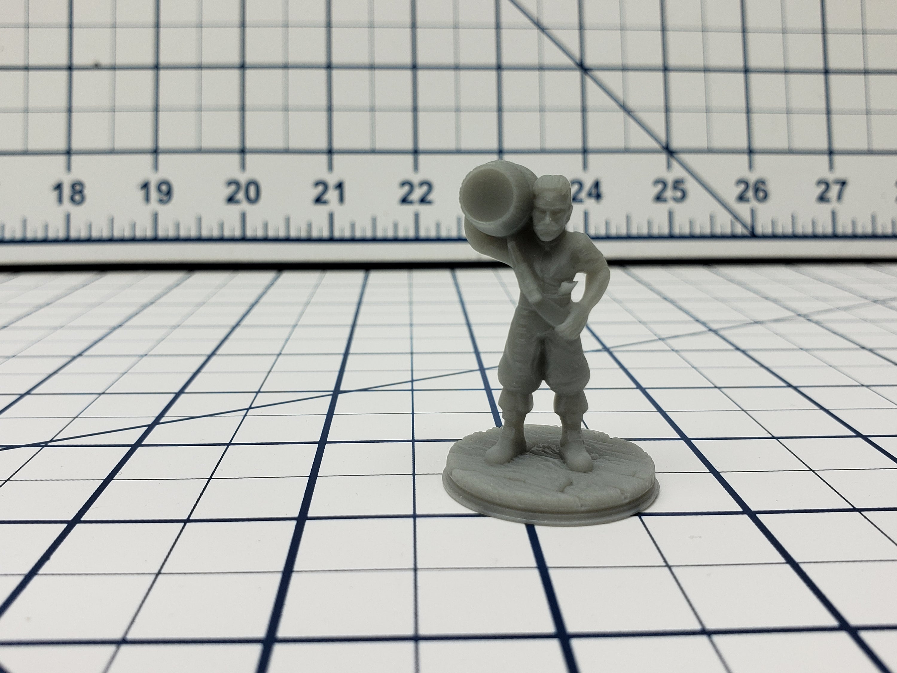 Human Pirate Crewman Minis - Savage Atoll - Hero's Hoard - DND - Pathfinder - Dungeons & Dragons - RPG - Tabletop - EC3D - Miniature