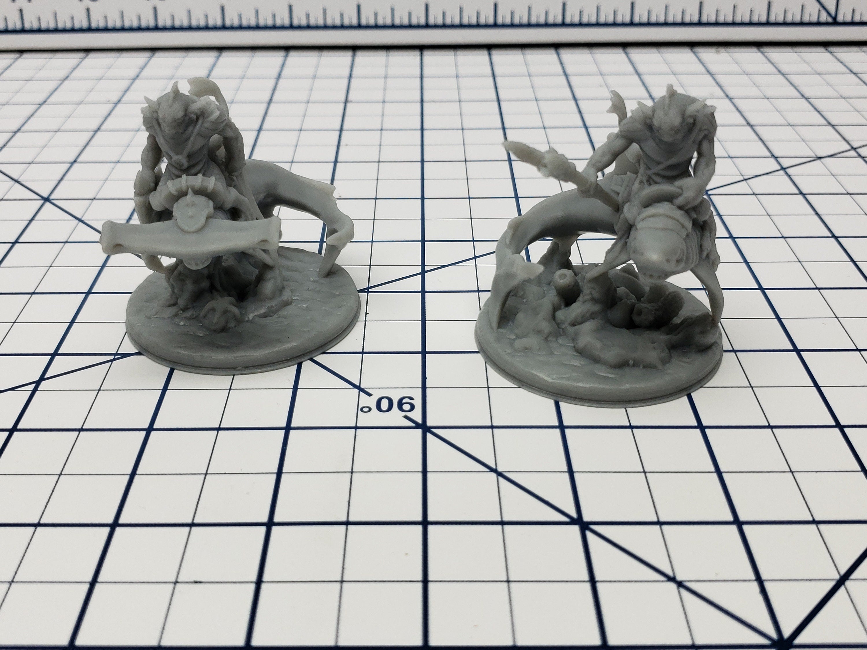 Sea Devils Mini - Savage Atoll - Hero's Hoard - DND - Pathfinder - Dungeons & Dragons - RPG - Tabletop - EC3D - Miniature