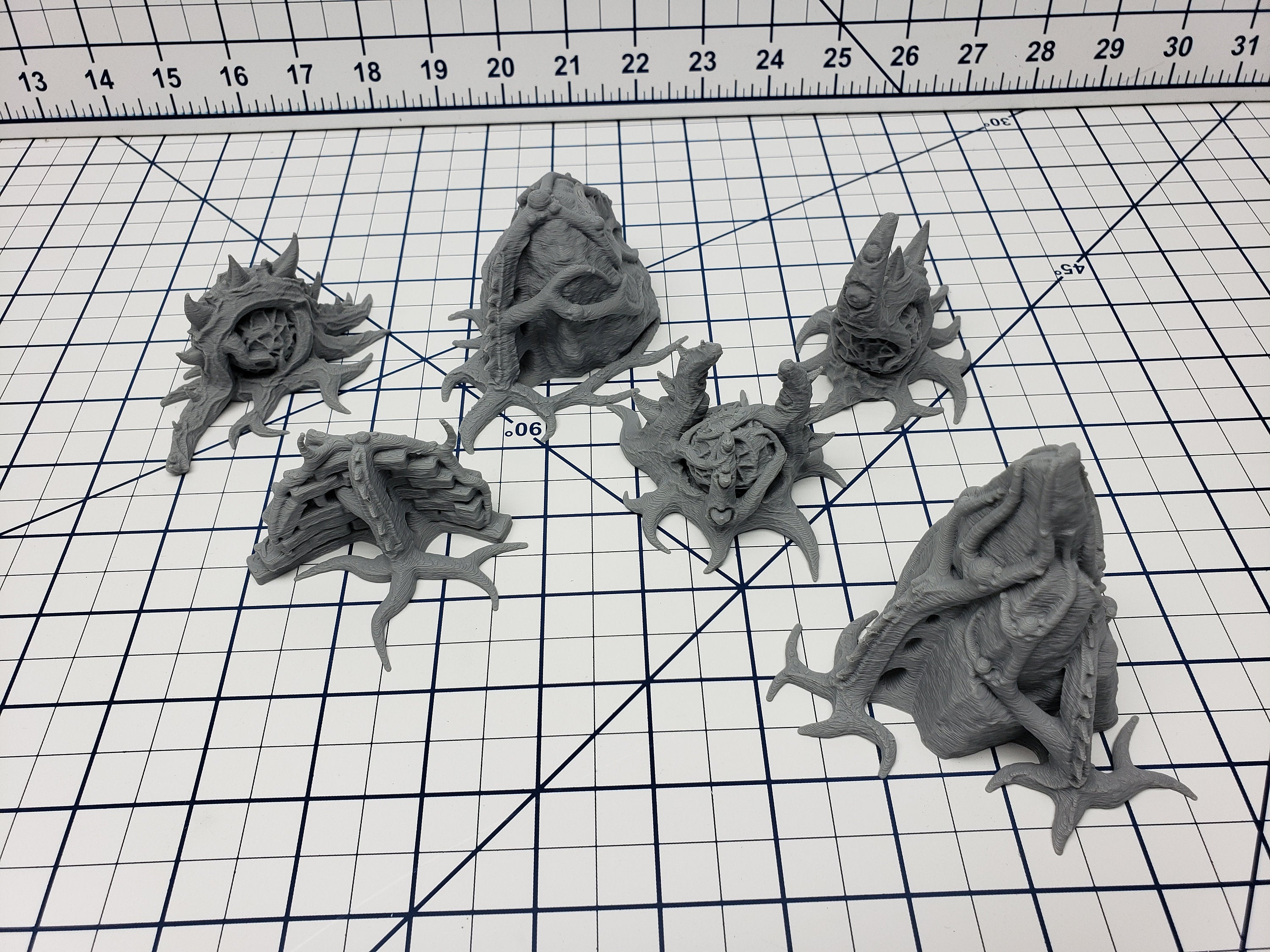 Alien Plants - Ignis Quadrant - Starfinder - Cyberpunk - Science Fiction - Syfy - RPG - Tabletop - EC3D - Scatter - Terrain