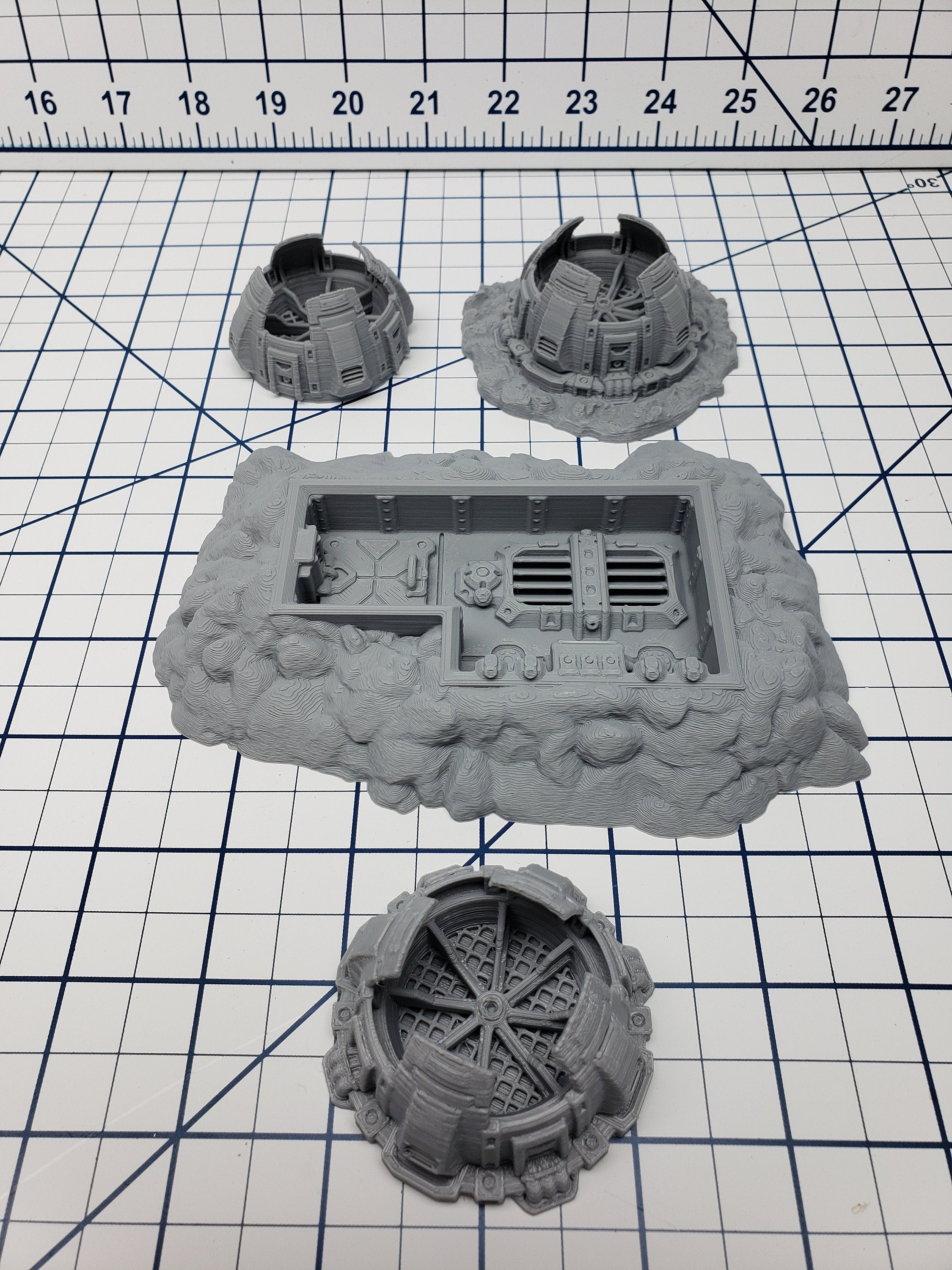 Access Hatch and Vents - Ignis Quadrant - Starfinder - Cyberpunk - Science Fiction - Syfy - RPG - Tabletop - EC3D - Scatter - Terrain