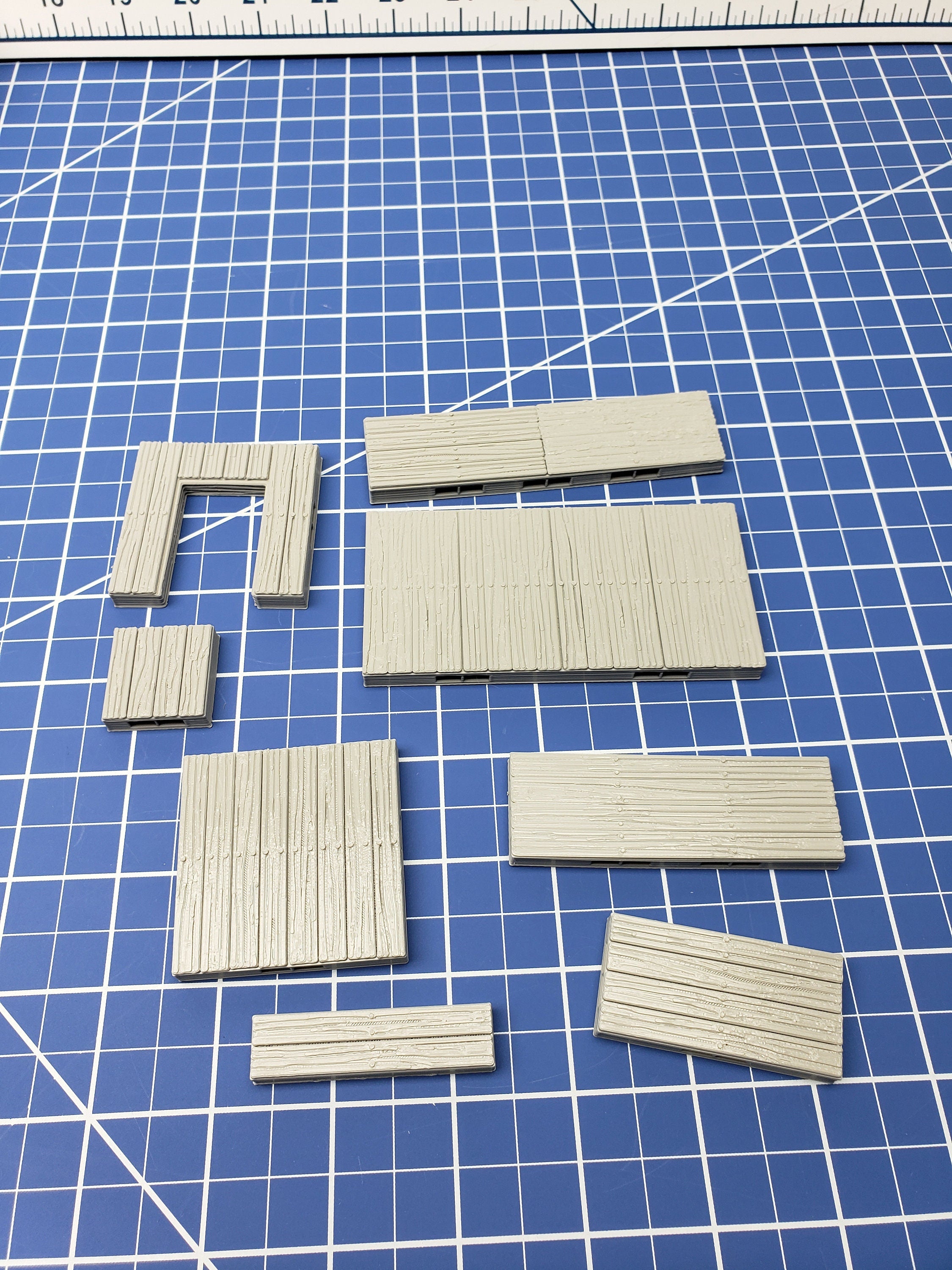 Wood Floor Tiles - Dragonshire - Building - Fat Dragon Games - DND - Pathfinder - RPG - Terrain - 28 mm/ 1" - Dungeon & Dragons -