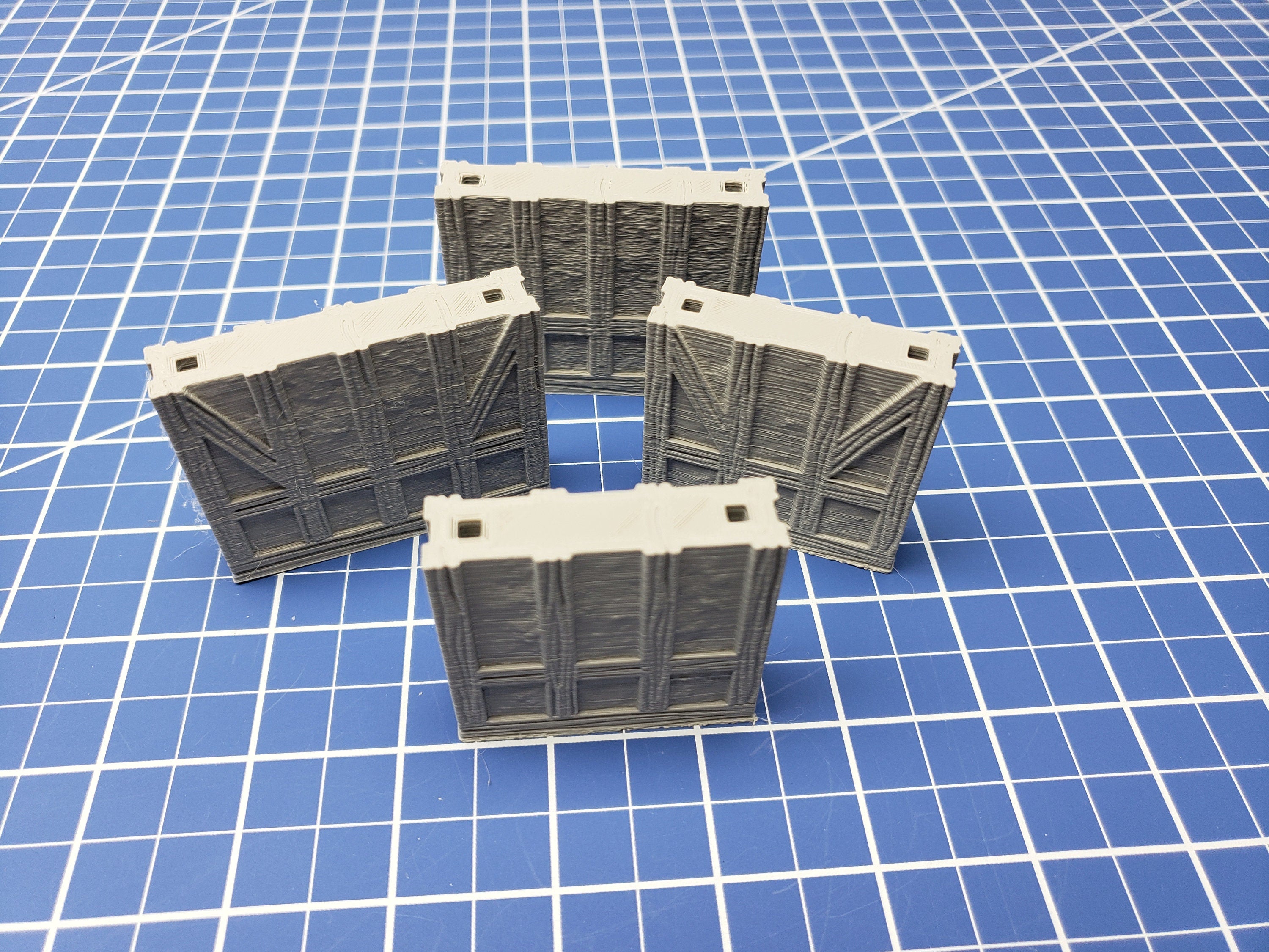 Half-Timbered External Walls w/ peg holes - Dragonshire - Building - FDG - DND - Pathfinder - RPG - Terrain - 28 mm/ 1" - Dungeon & Dragons