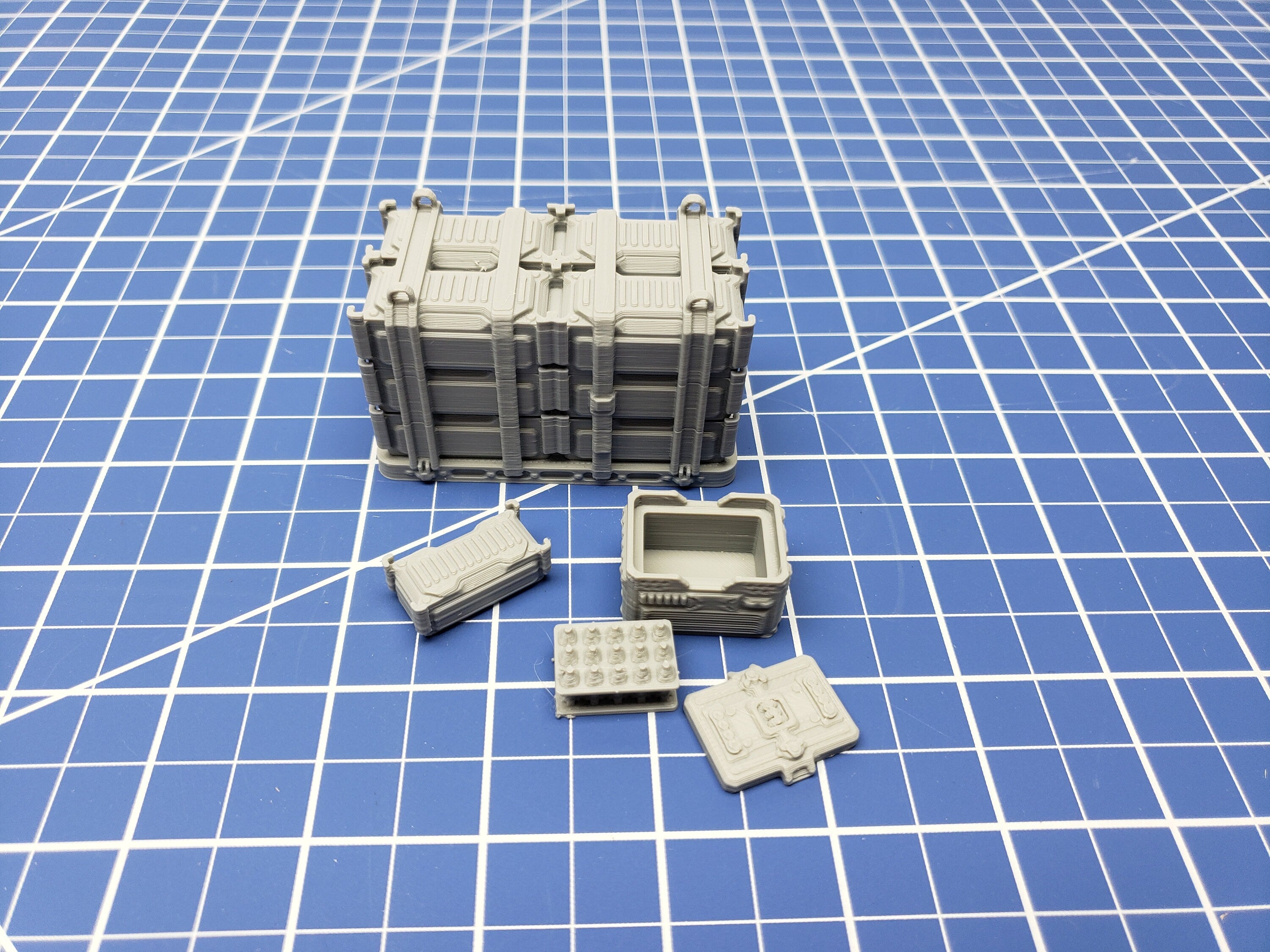 Cargo Items - Spaceship Scatter - Ignis Quadrant - Starfinder - Cyberpunk - Science Fiction - Syfy - RPG - Tabletop - Scatter - Terrain