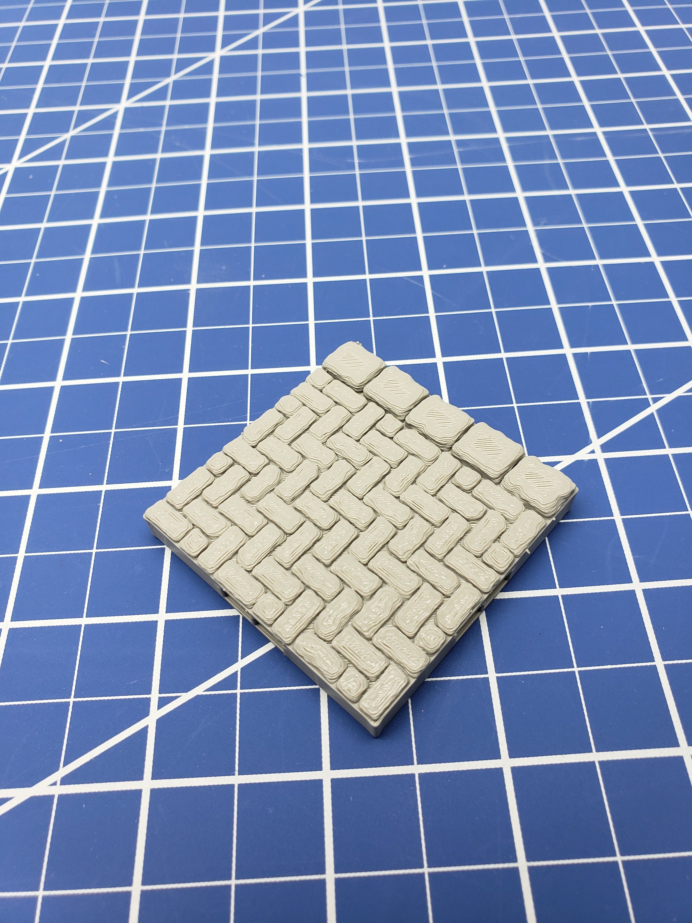 Sidewalk Tiles - Dragonshire - Fat Dragon Games - DND - Pathfinder - RPG - Terrain - 28 mm / 1" - Dungeon & Dragons -