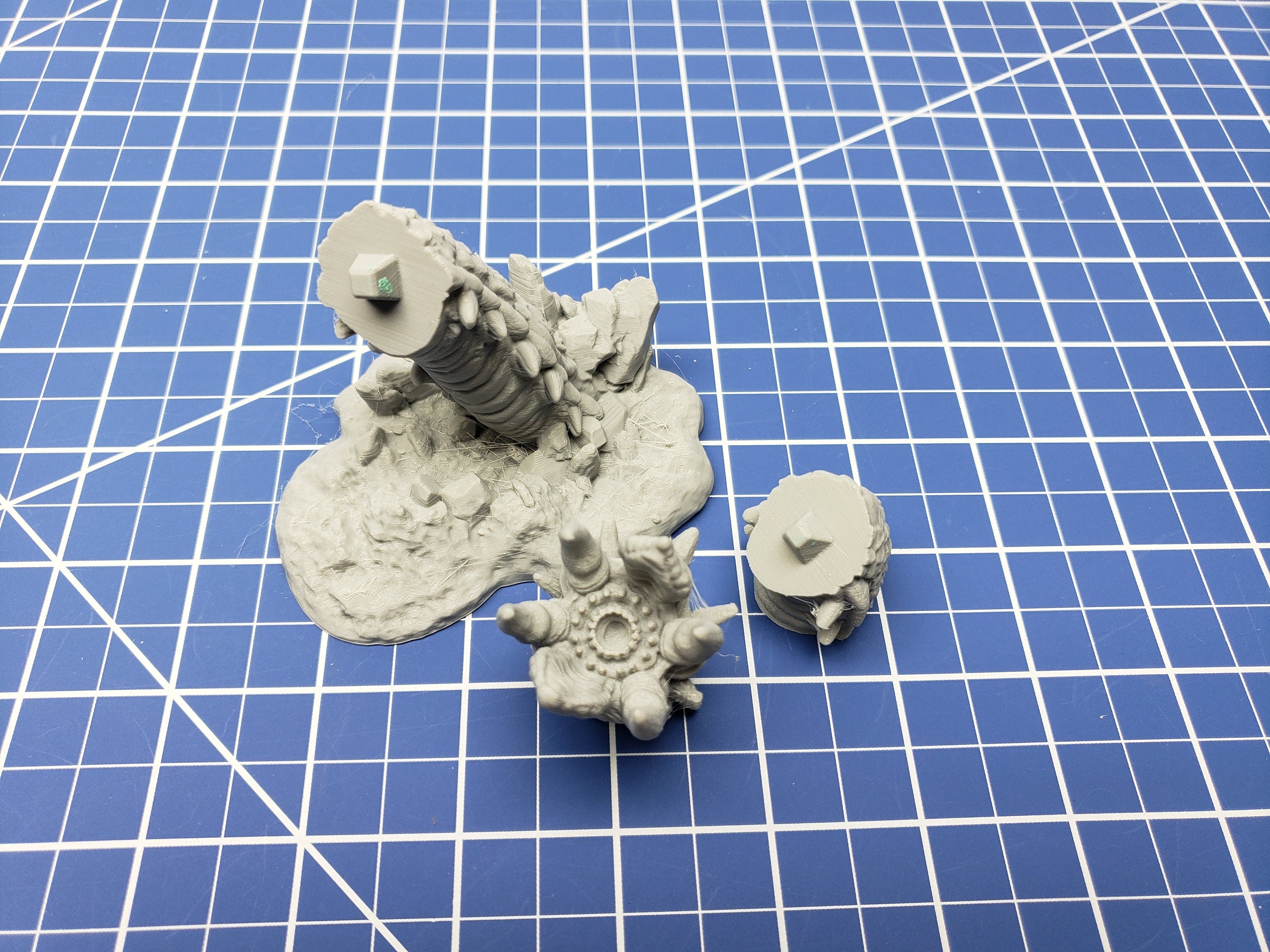 Sand Worm Mini - Ignis Quadrant - Hero's Hoard - Starfinder - Cyberpunk - Science Fiction - Syfy - RPG - Tabletop - EC3D -Miniature