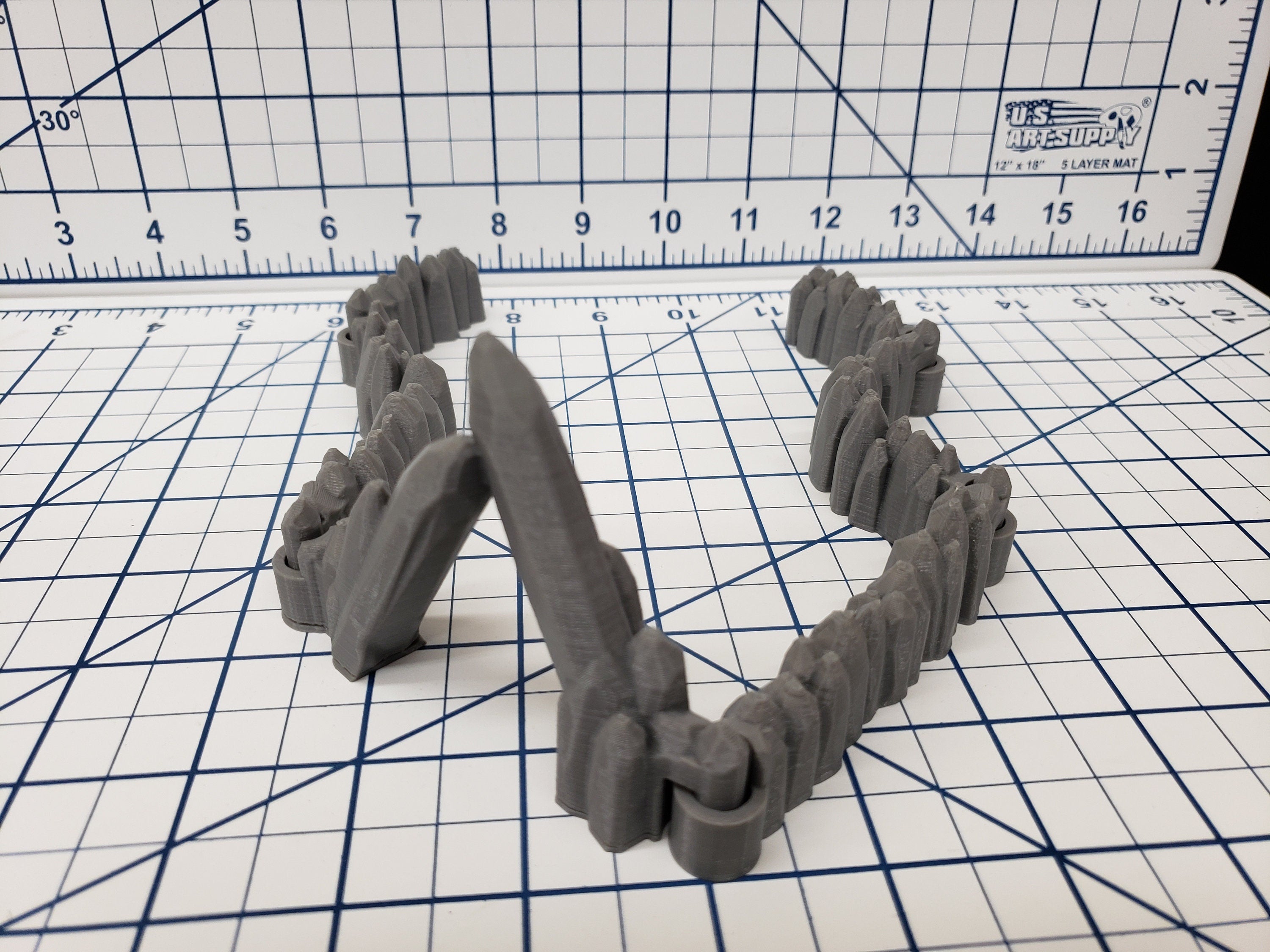 DungeonSticks - Jagged Caverns Flat Premium Set 100 Tiles! - DND - Pathfinder - Dungeons & Dragons - Terrain - RPG - Tabletop - 28 mm / 1"