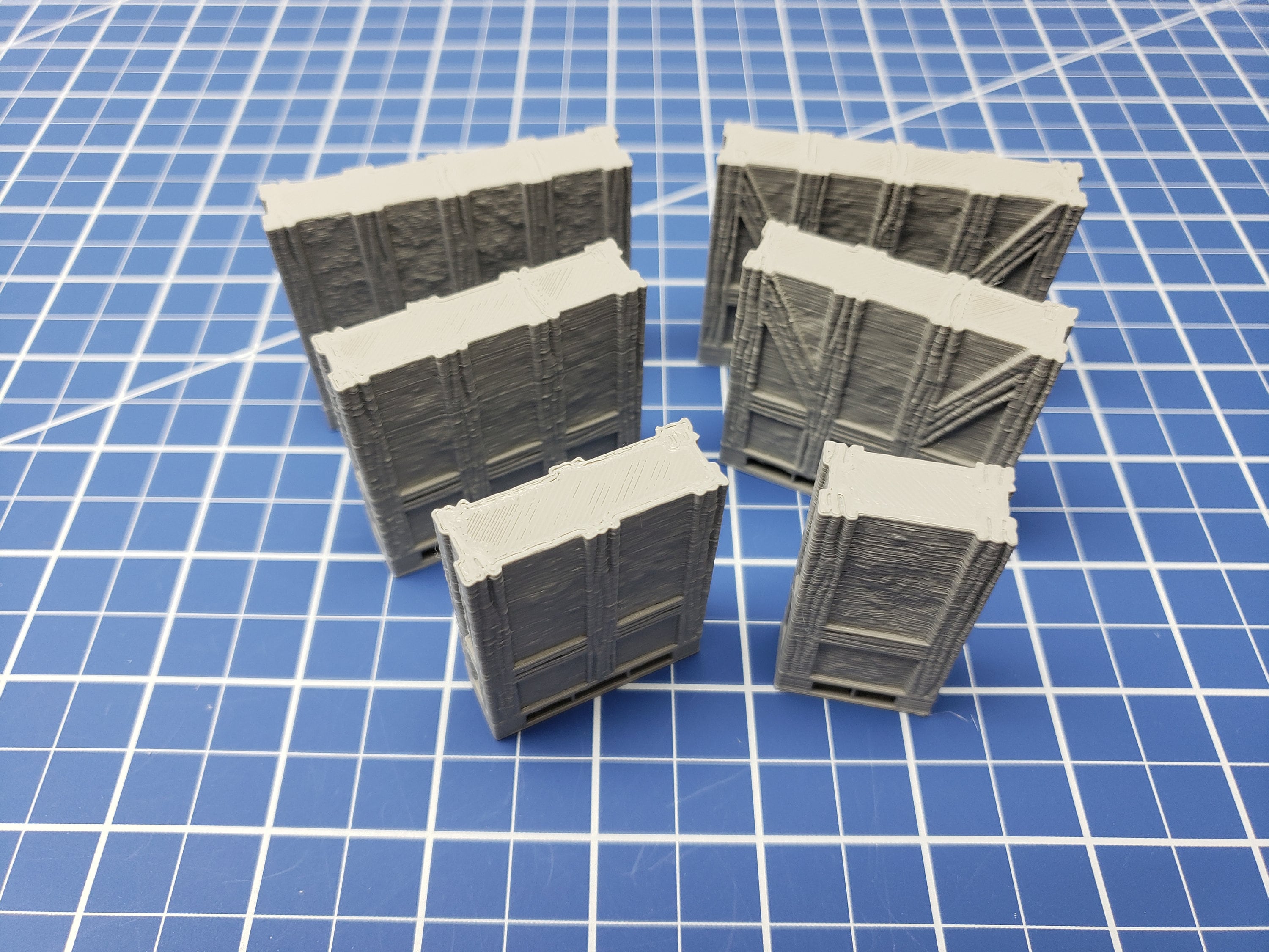 Half-Timbered External Walls- Dragonshire - Building - Fat Dragon Games - DND - Pathfinder - RPG - Terrain - 28 mm/ 1" - Dungeon & Dragons